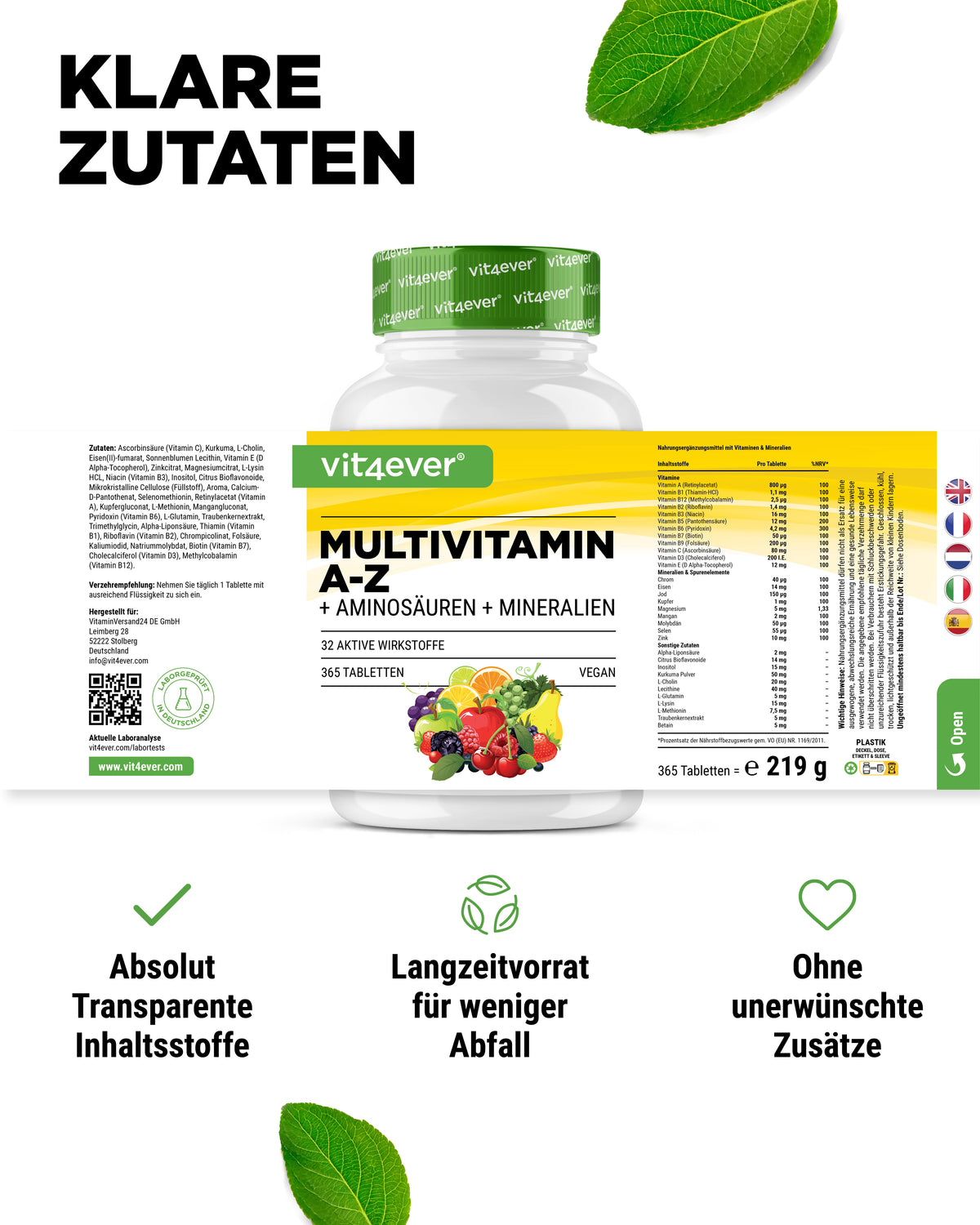 Multivitamine A-Z
