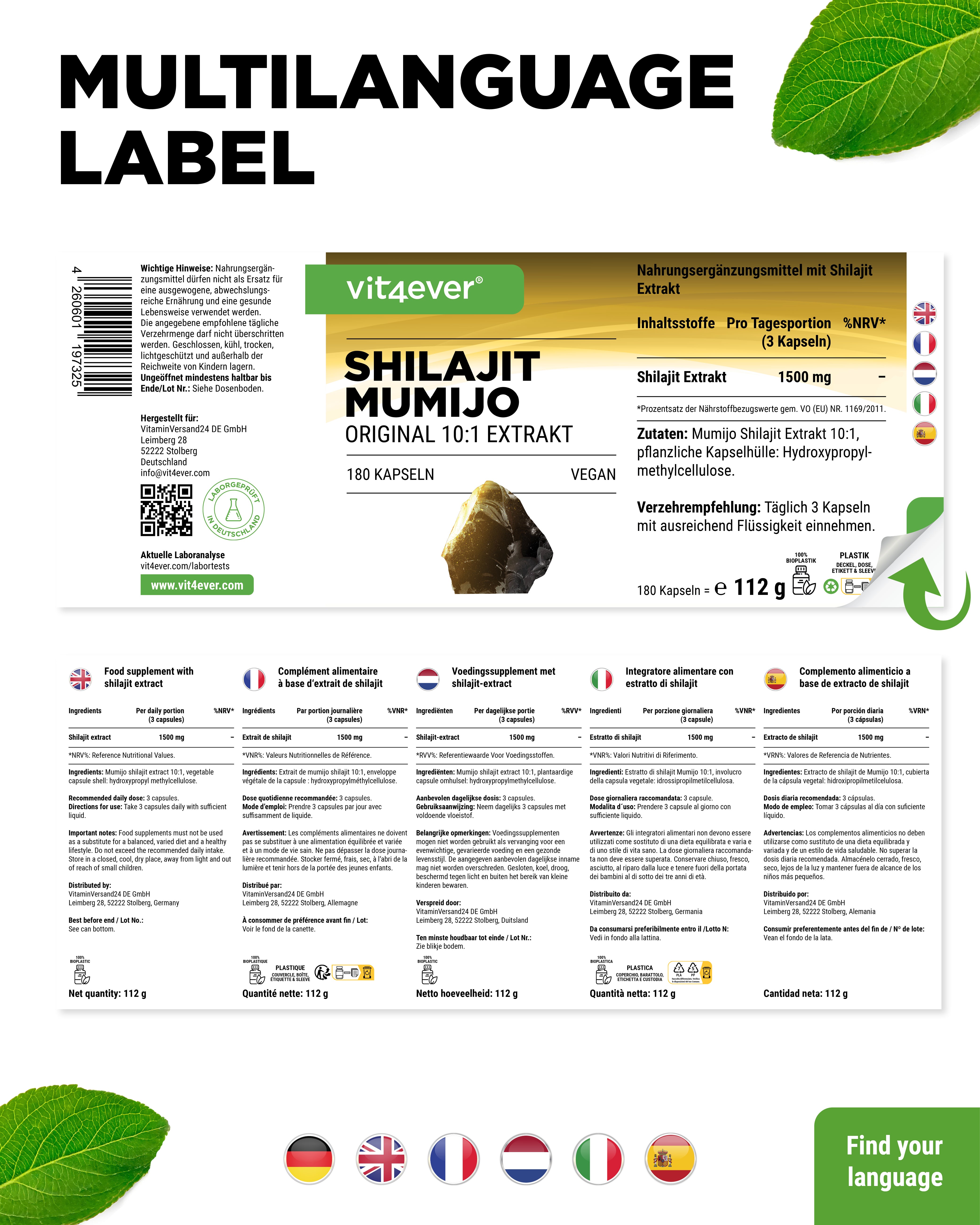 Mumijo Shilajit - 500mg