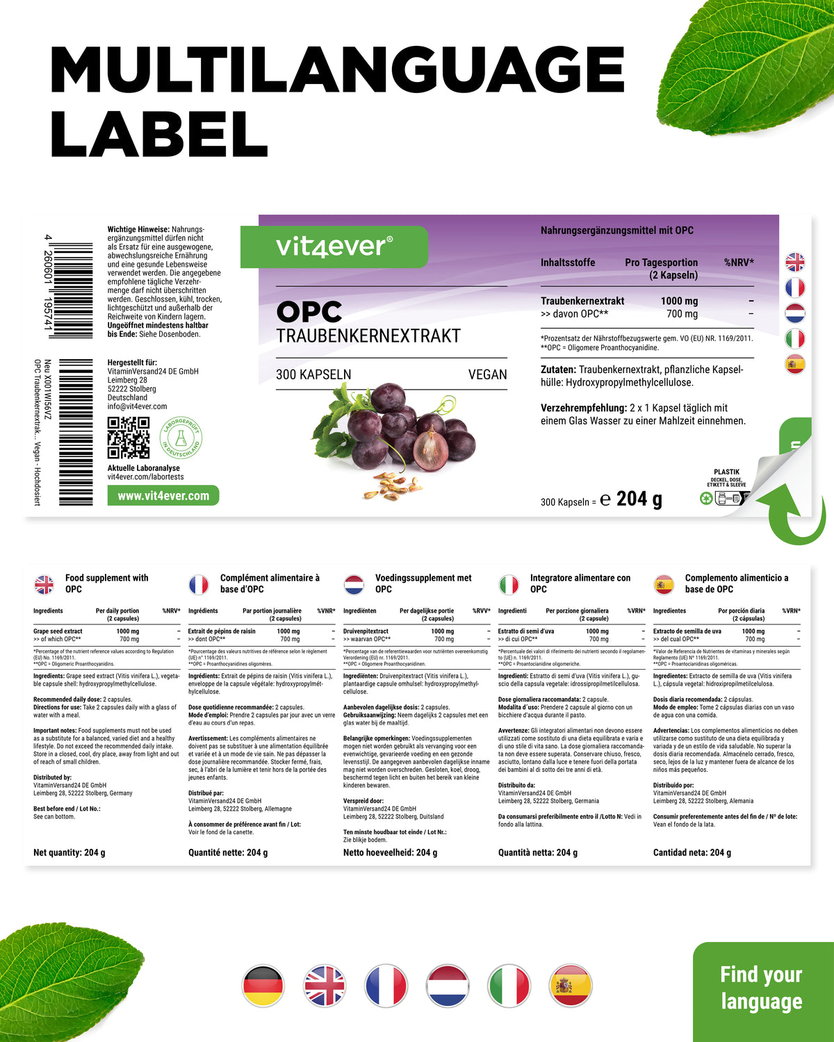 OPC Pure - 500 mg