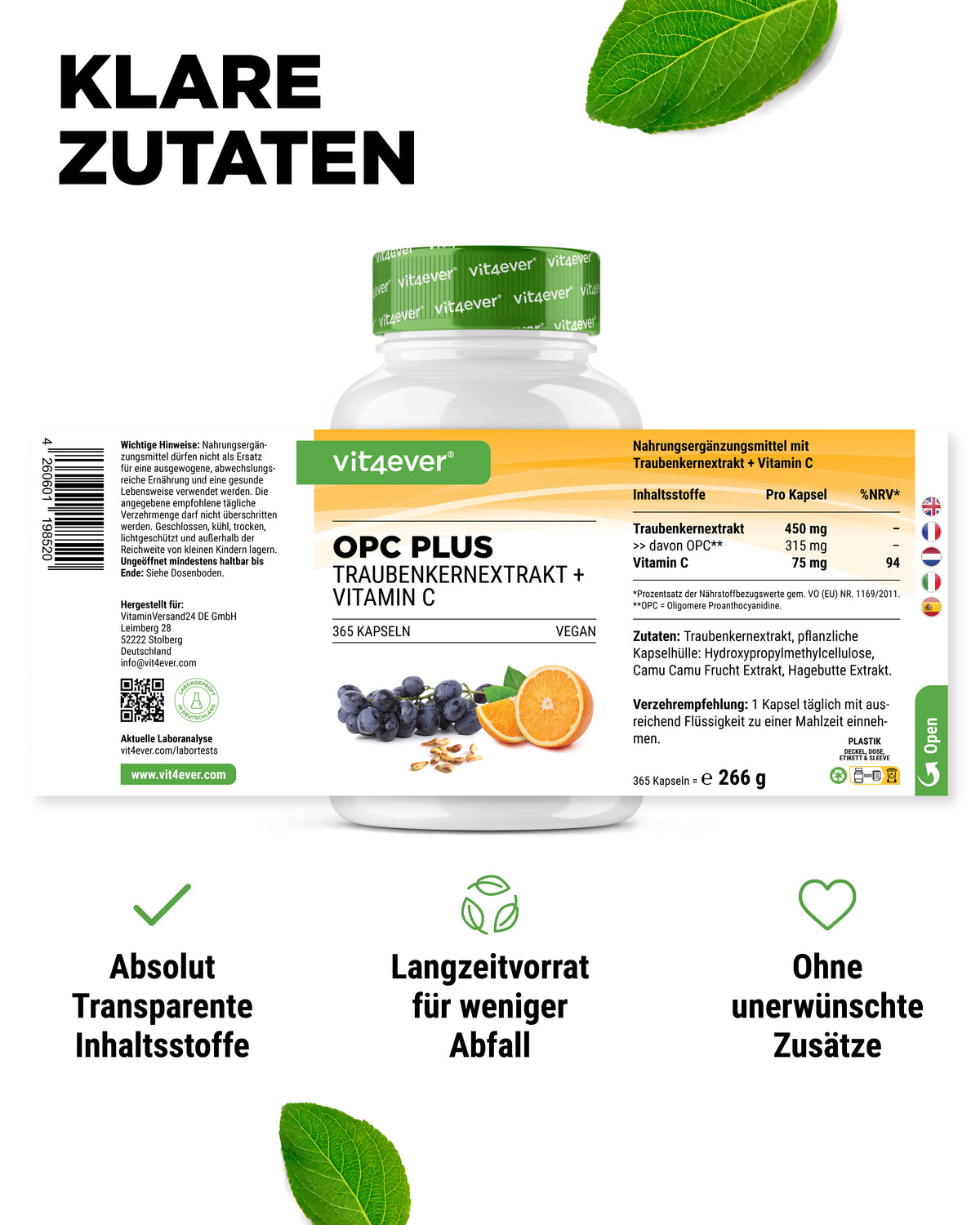OPC met Vitamine C
