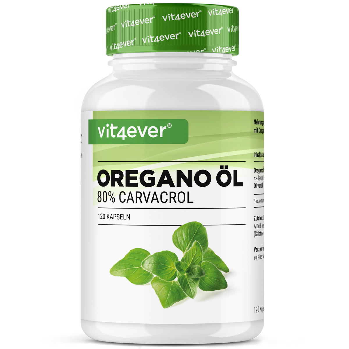 Huile d'origan - 150 mg - 80% Carvacrol