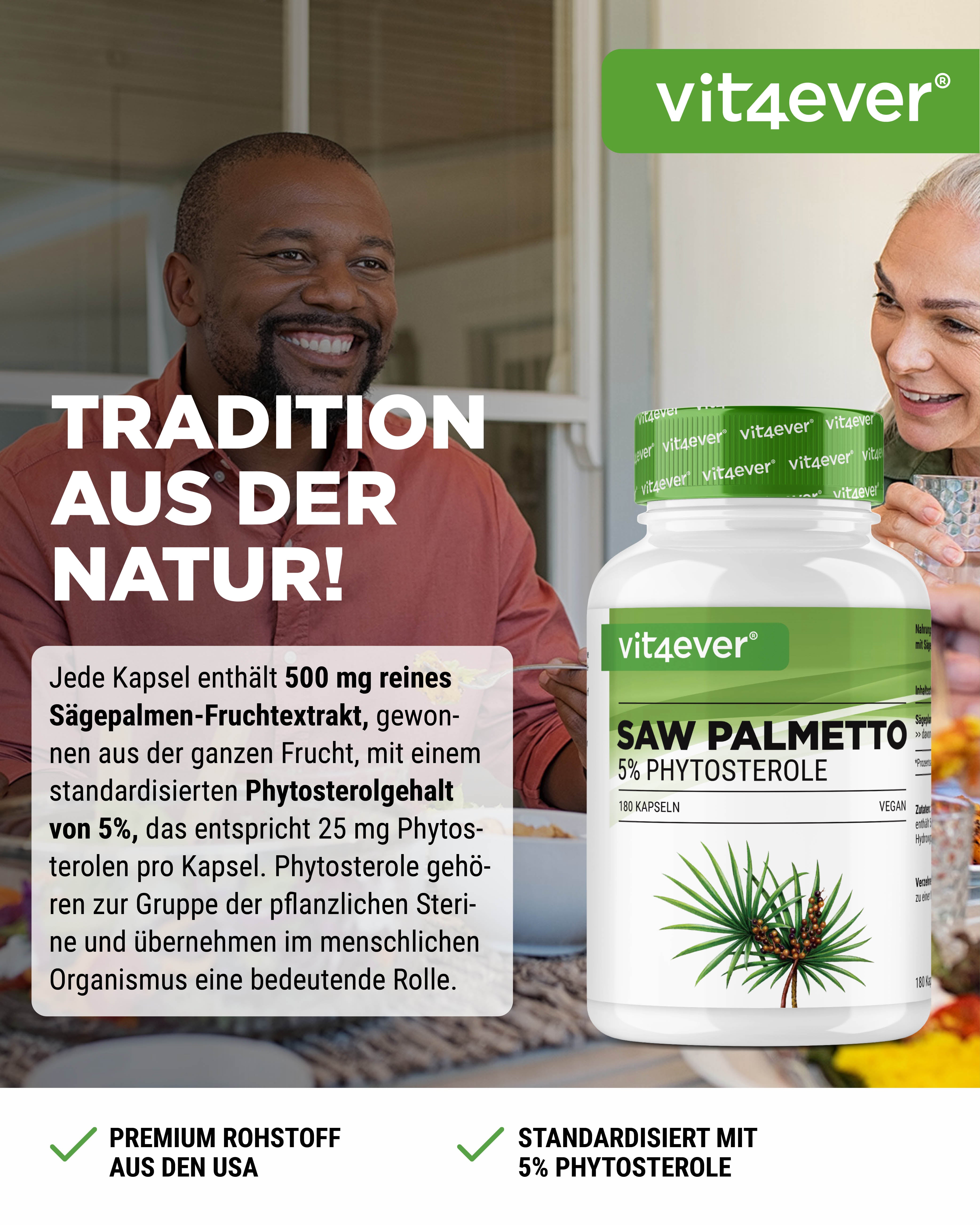 Saw Palmetto Extrakt - 500 mg