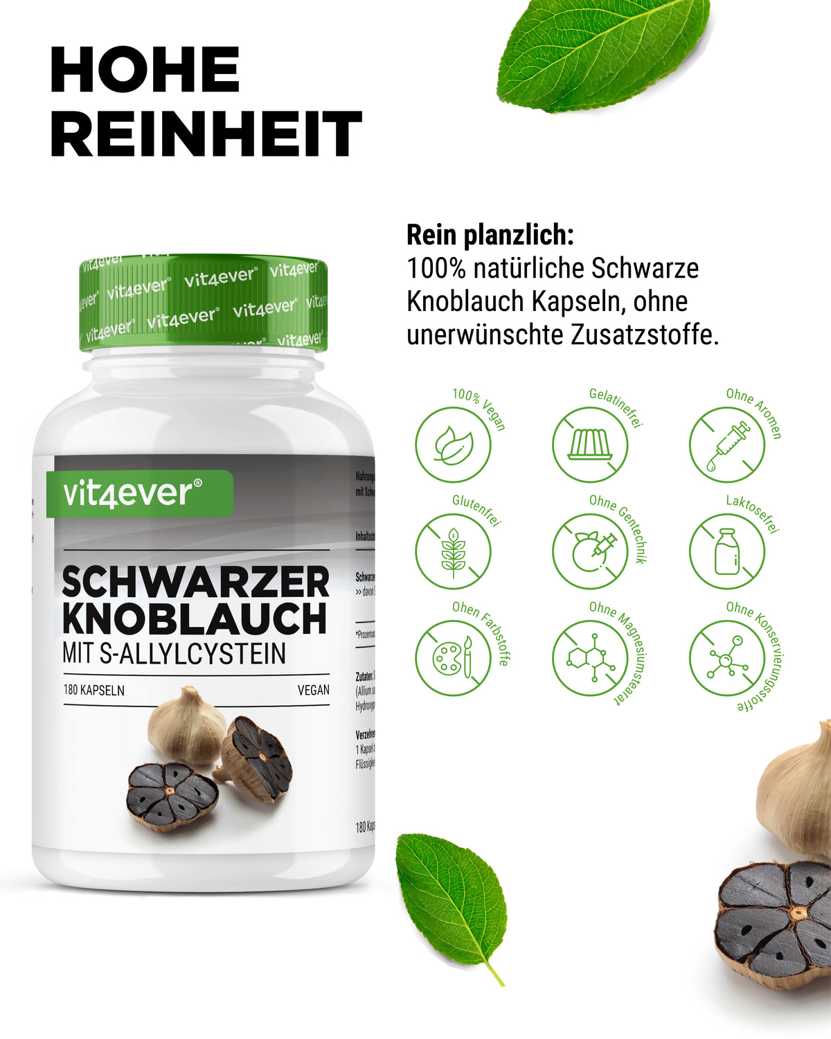 Zwarte Knoflook Extract - 750 mg