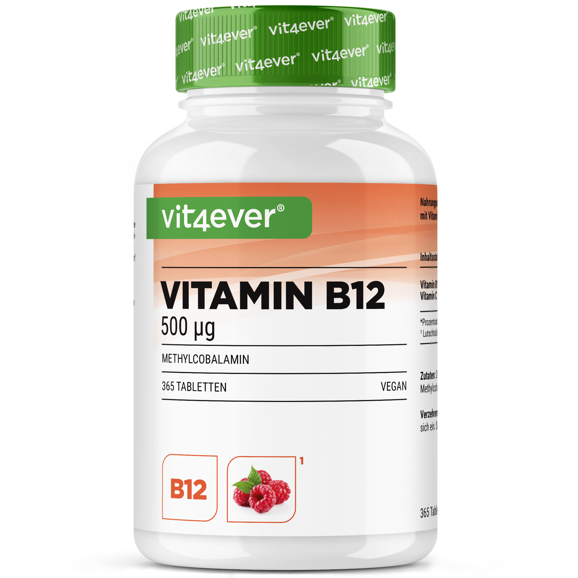Vitamin B12 - 500 mcg - Lutschtabletten