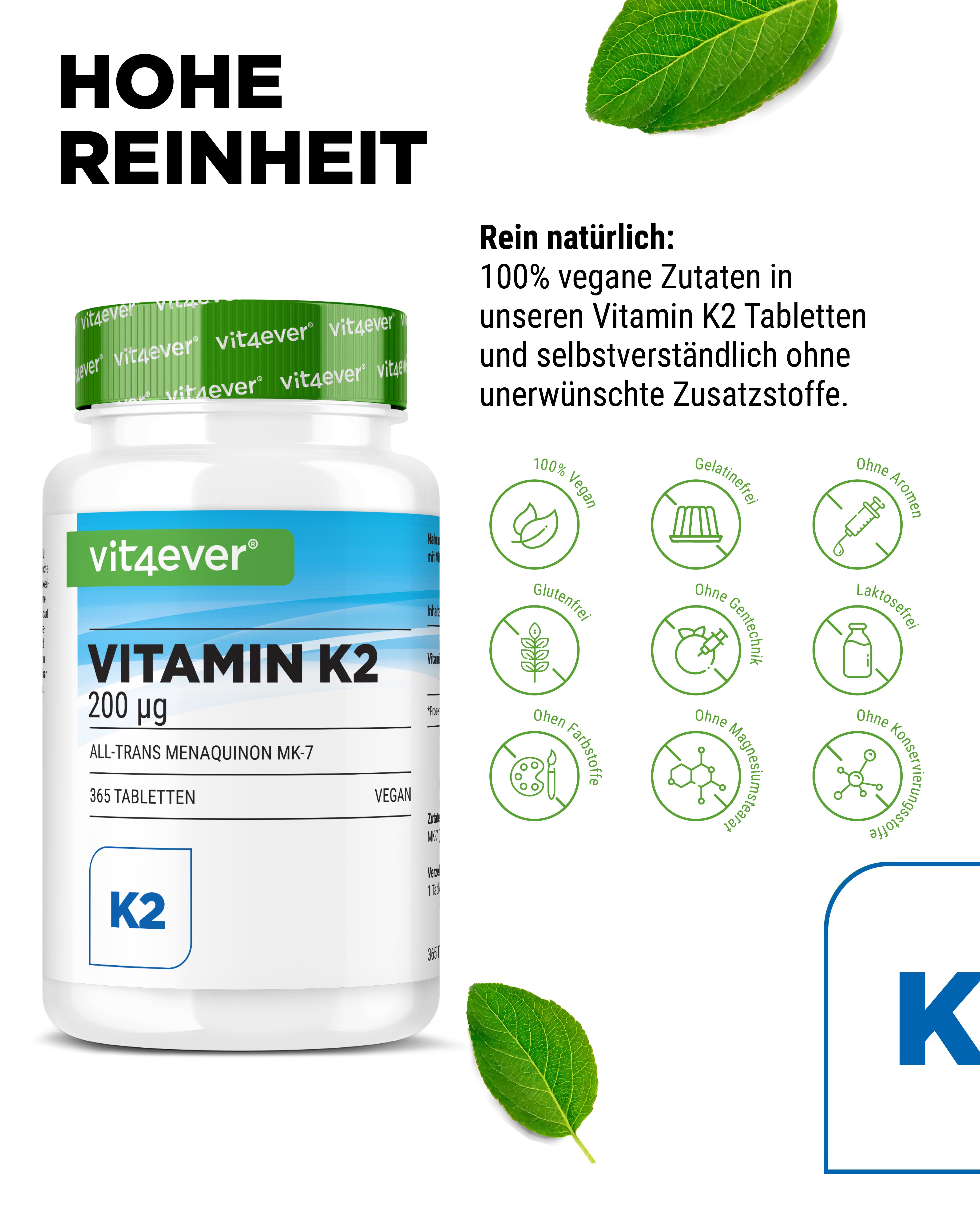 Vitamina K2 200 µg per compressa