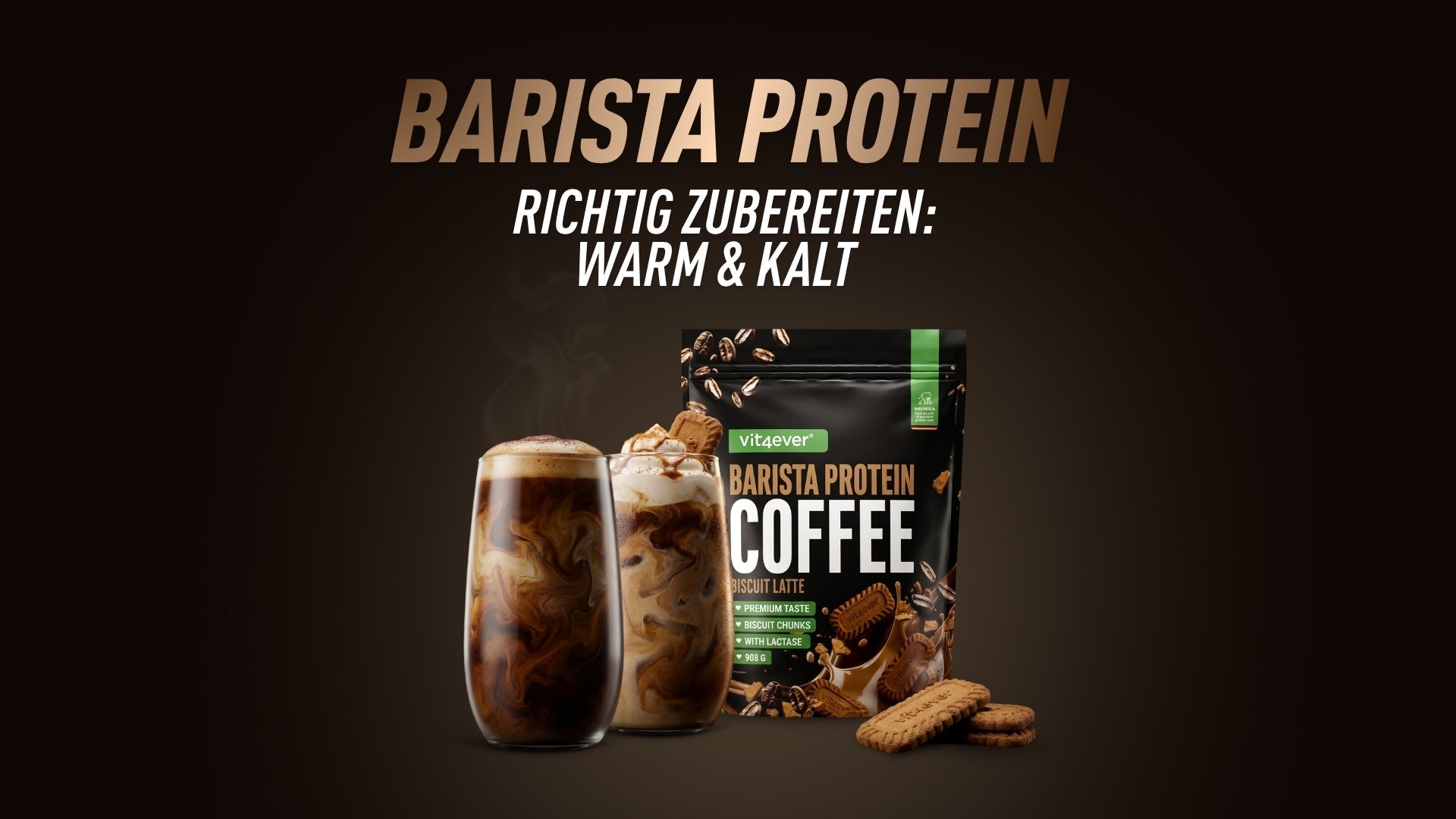 Barista Protein Coffee richtig zubereiten | Warm & kalt
