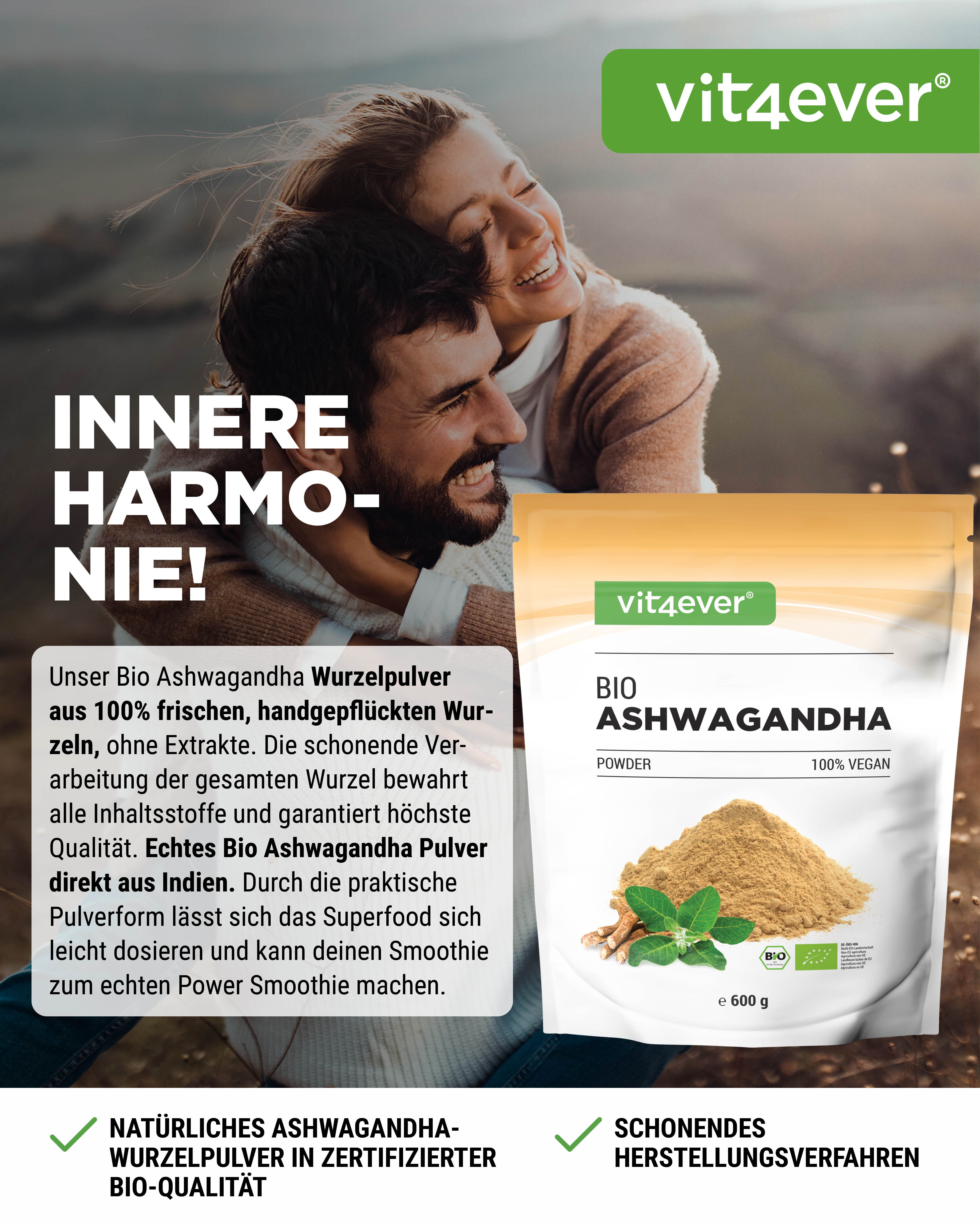 Bio Ashwagandha Pulver