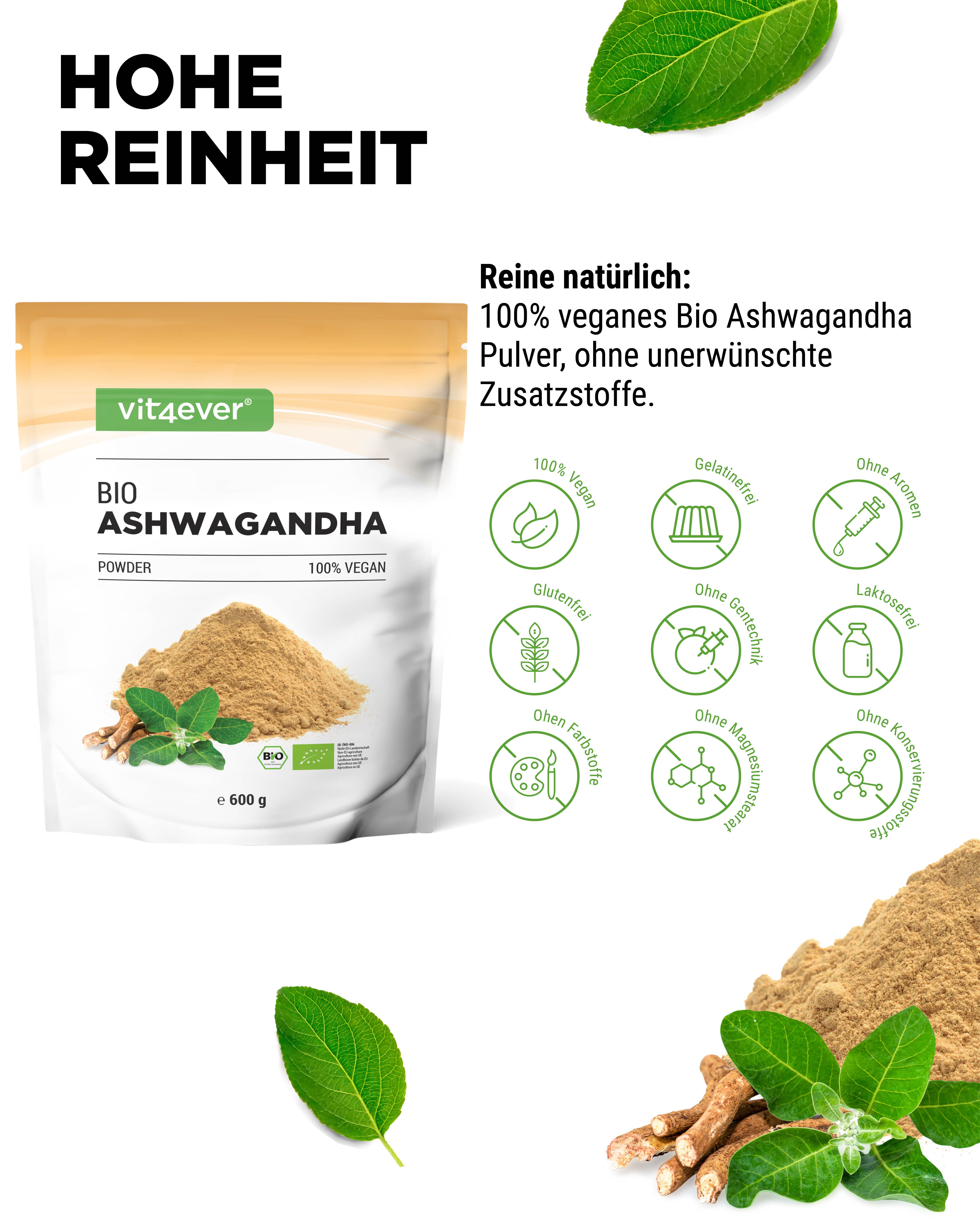 Bio Ashwagandha Pulver