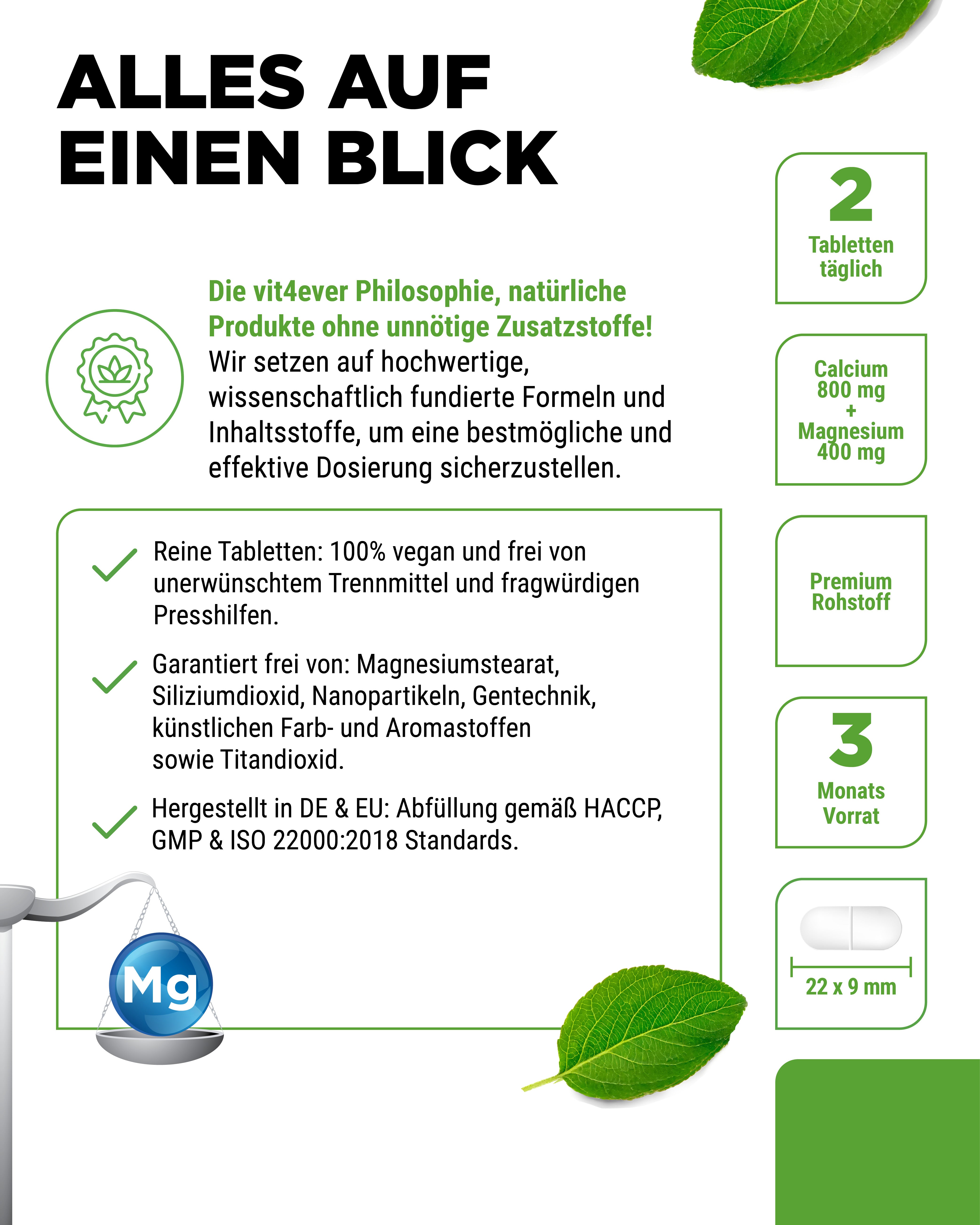 Calcium + Magnesium - 2:1 verhouding