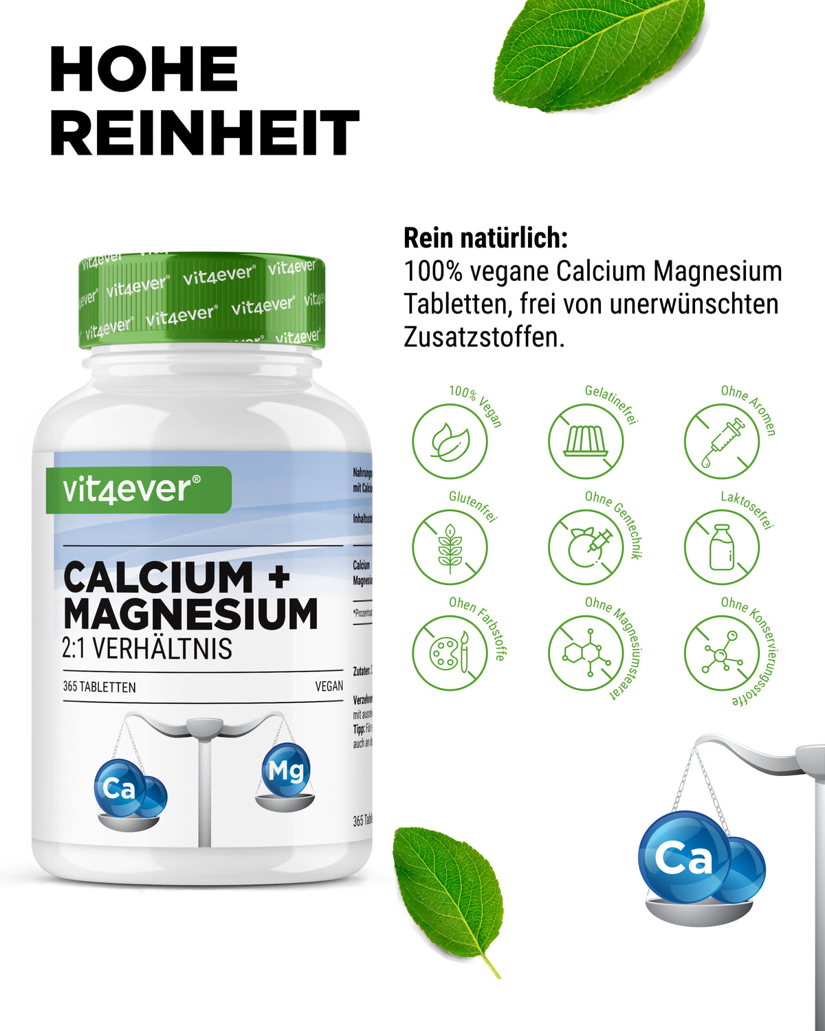 Calcium + Magnesium - 2:1 verhouding