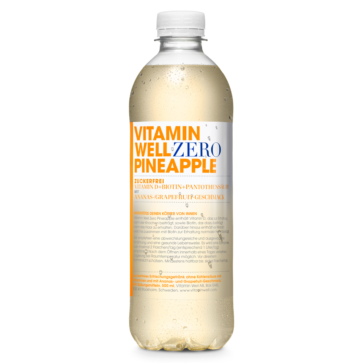 Vitamin Well Zero Pineapple – 500 ml