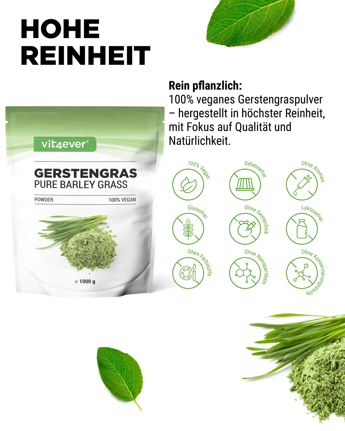 Erba d'orzo - Ricca di minerali e vitamine