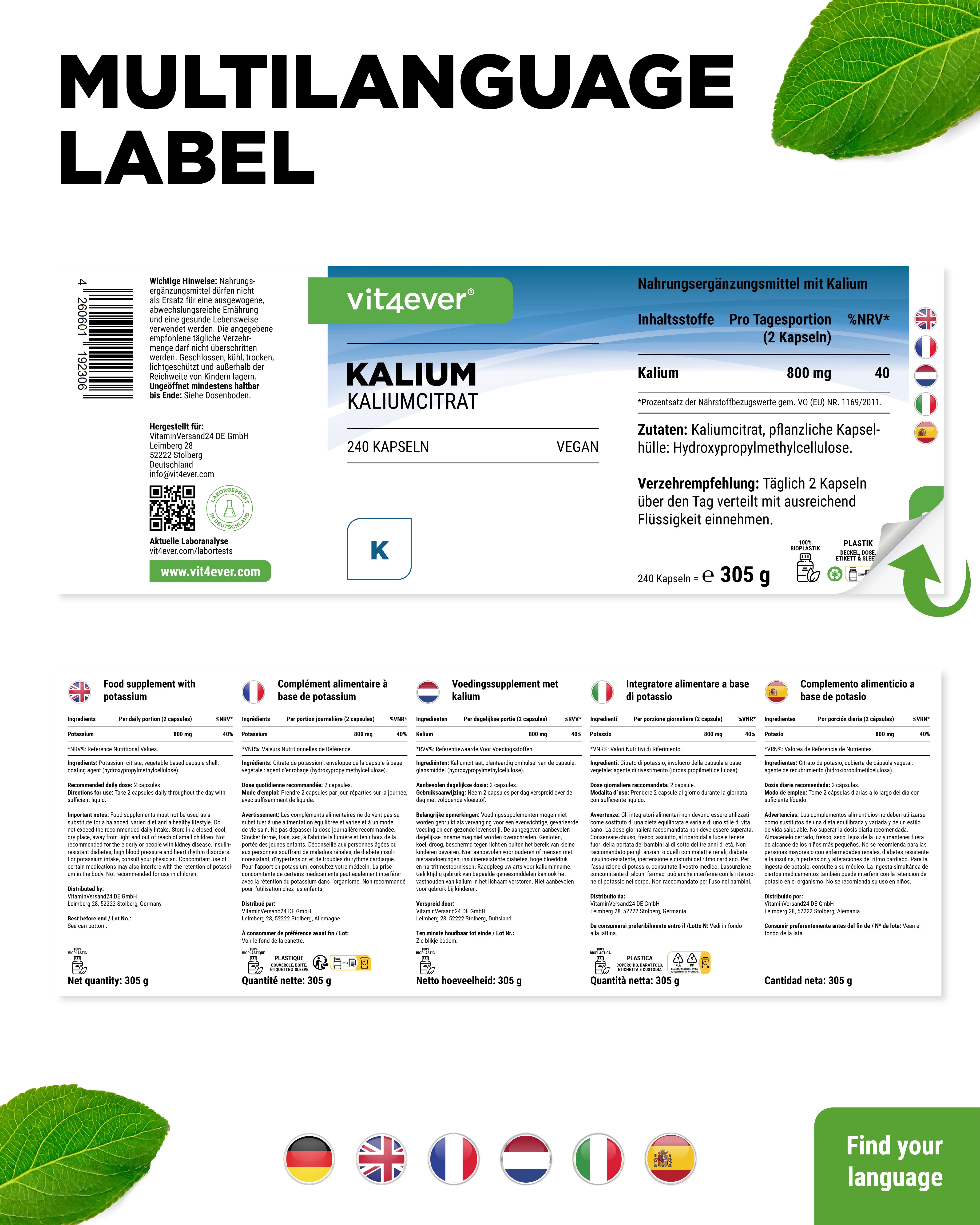 Kaliumcitrat Kapseln