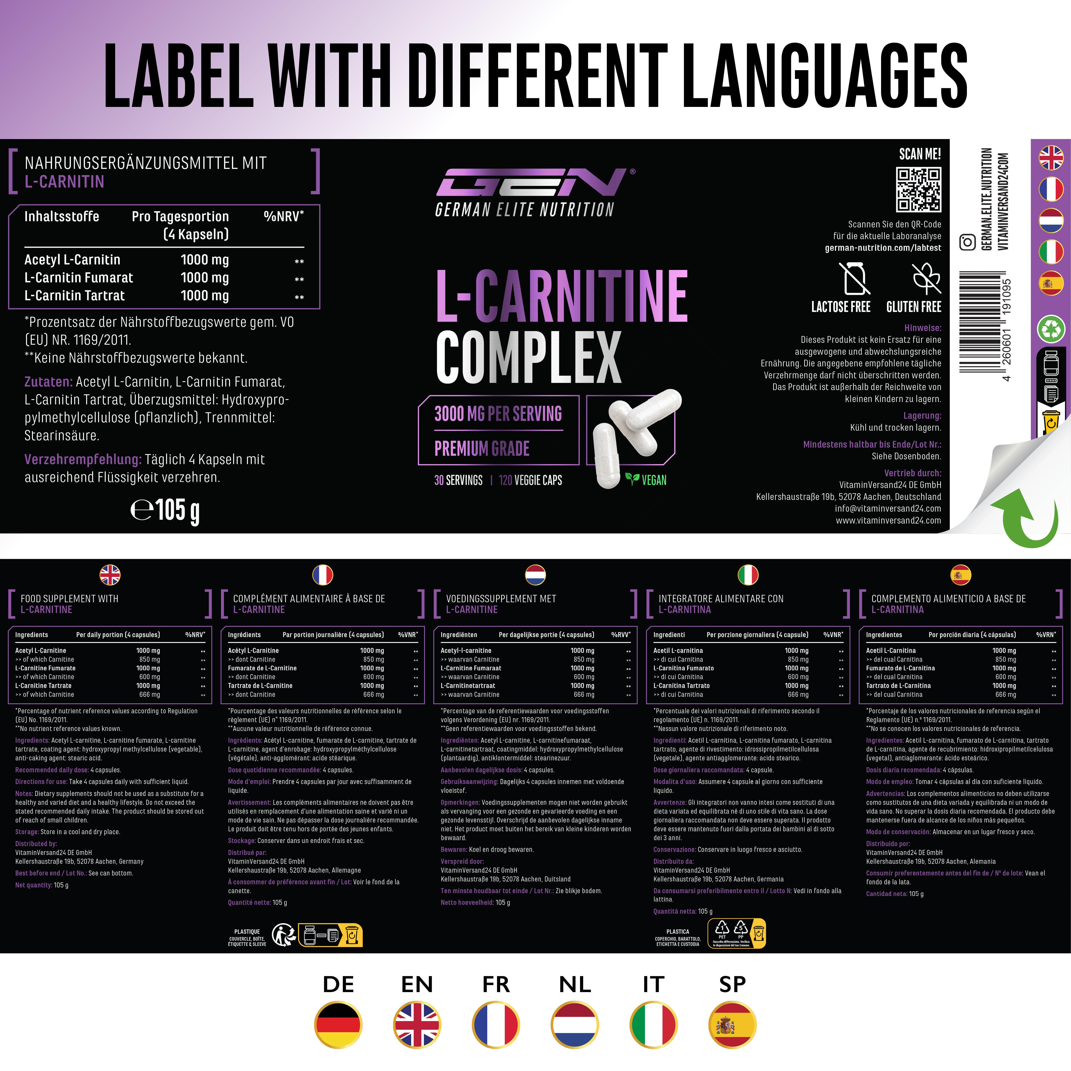 L-Carnitine Triple Complex