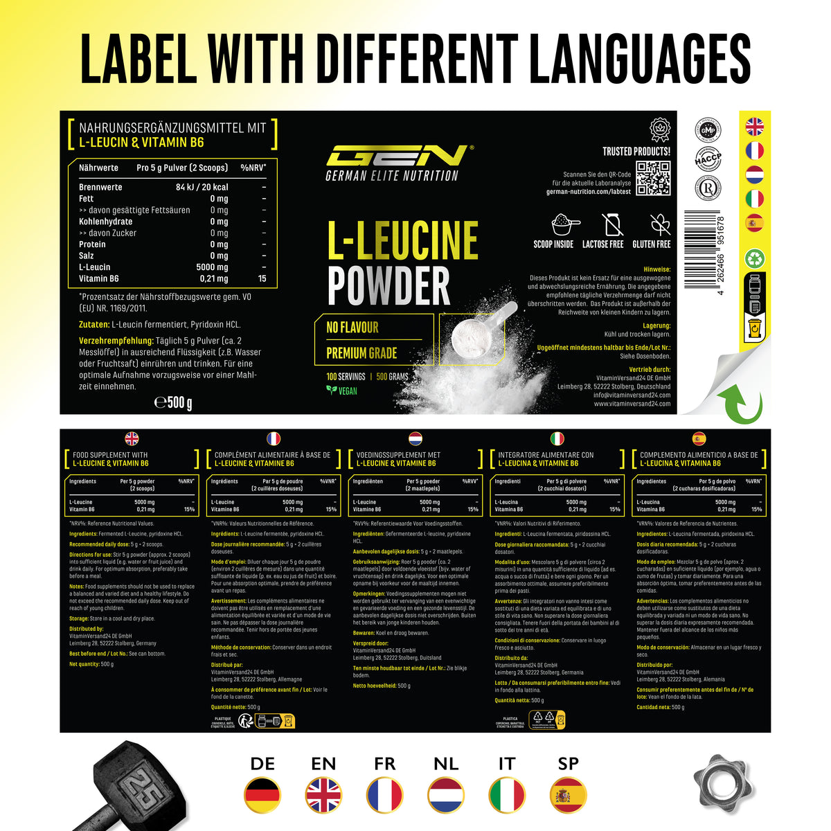 L-Leucine Powder