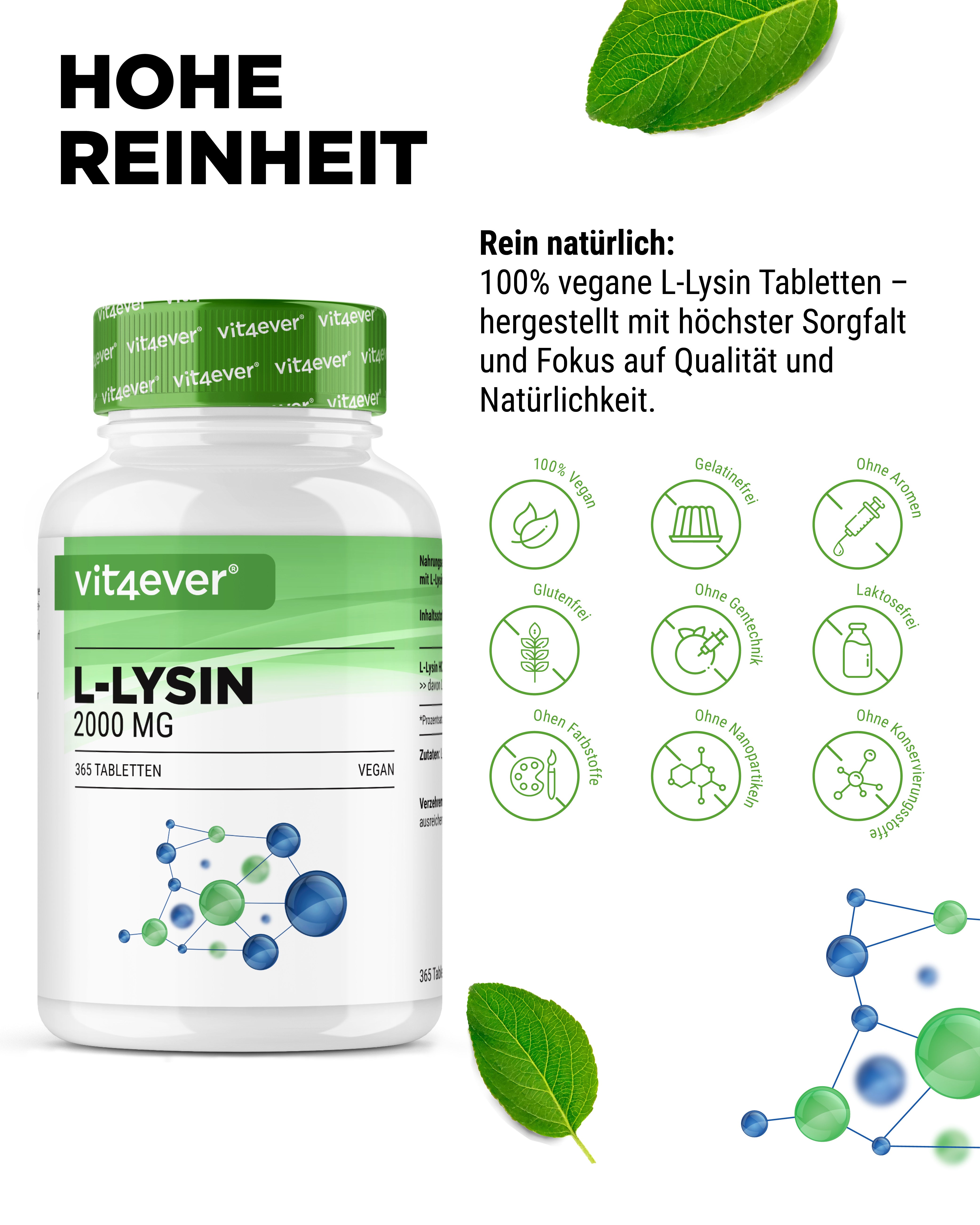 L-Lisina 1000 mg ad alto dosaggio