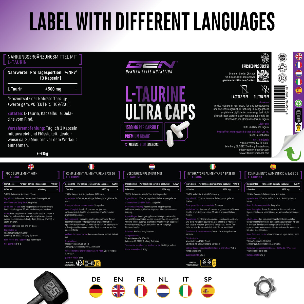 L-Taurin Ultra Caps