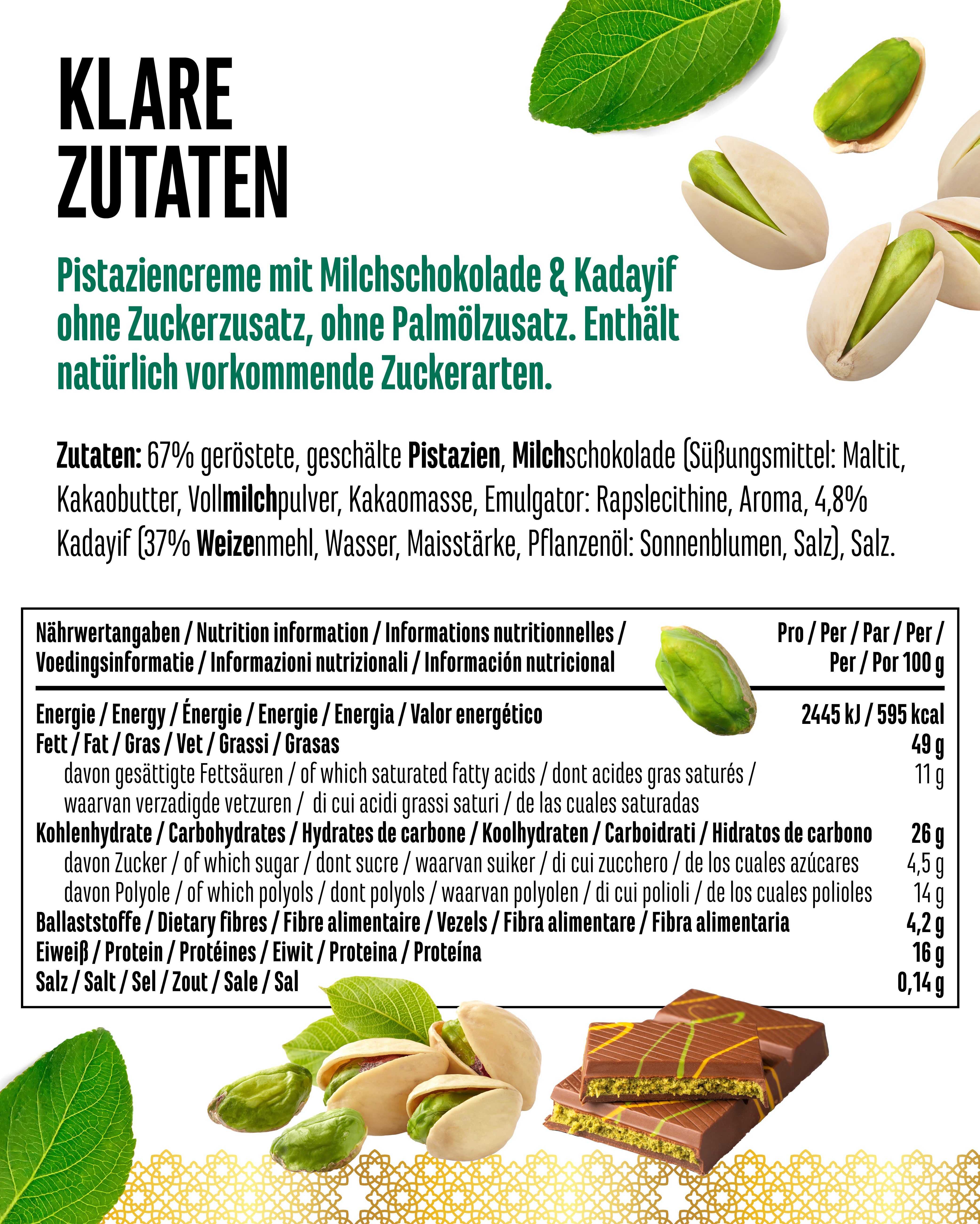 Crème de pistache