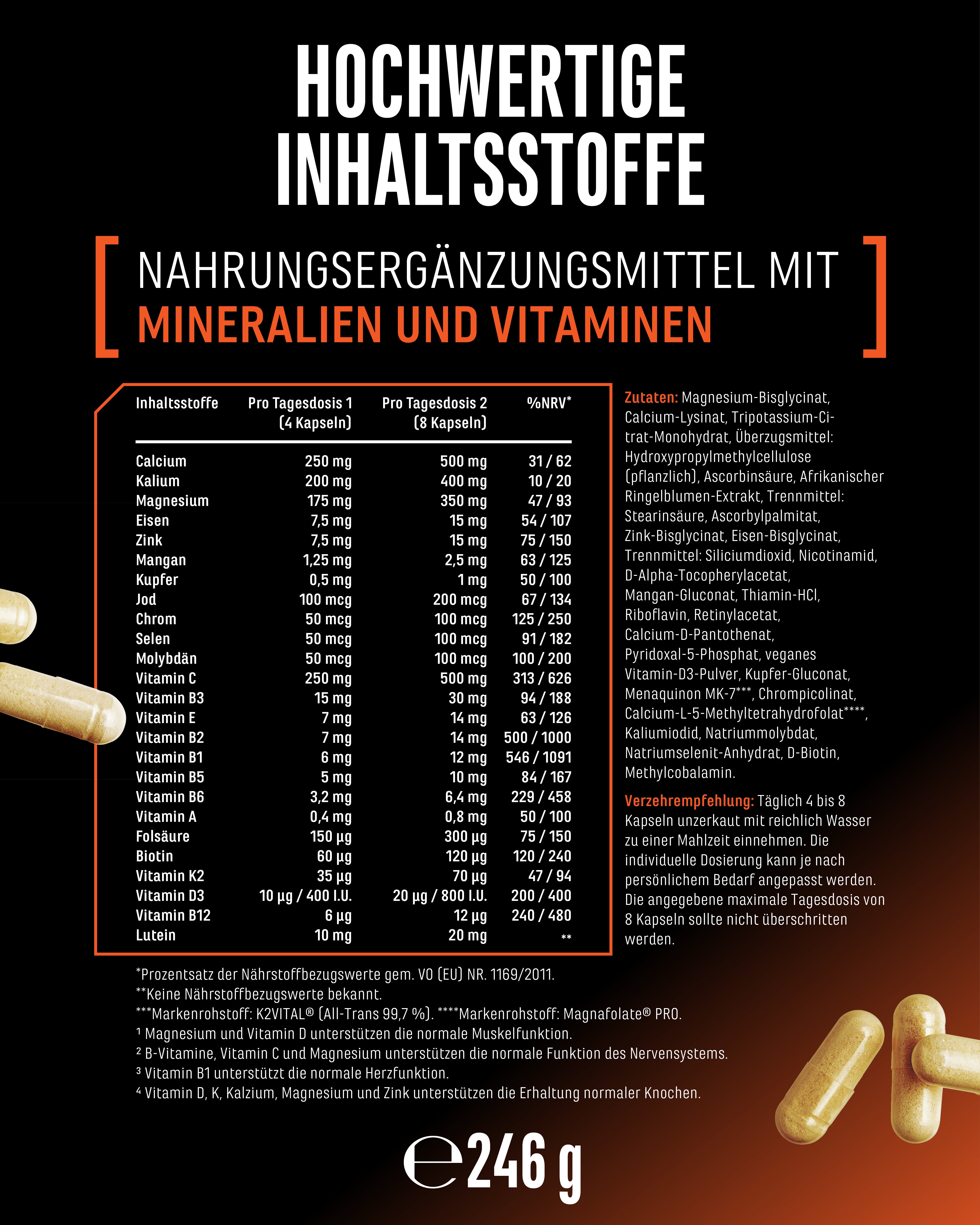 All in one - Complexe minéraux & vitamines