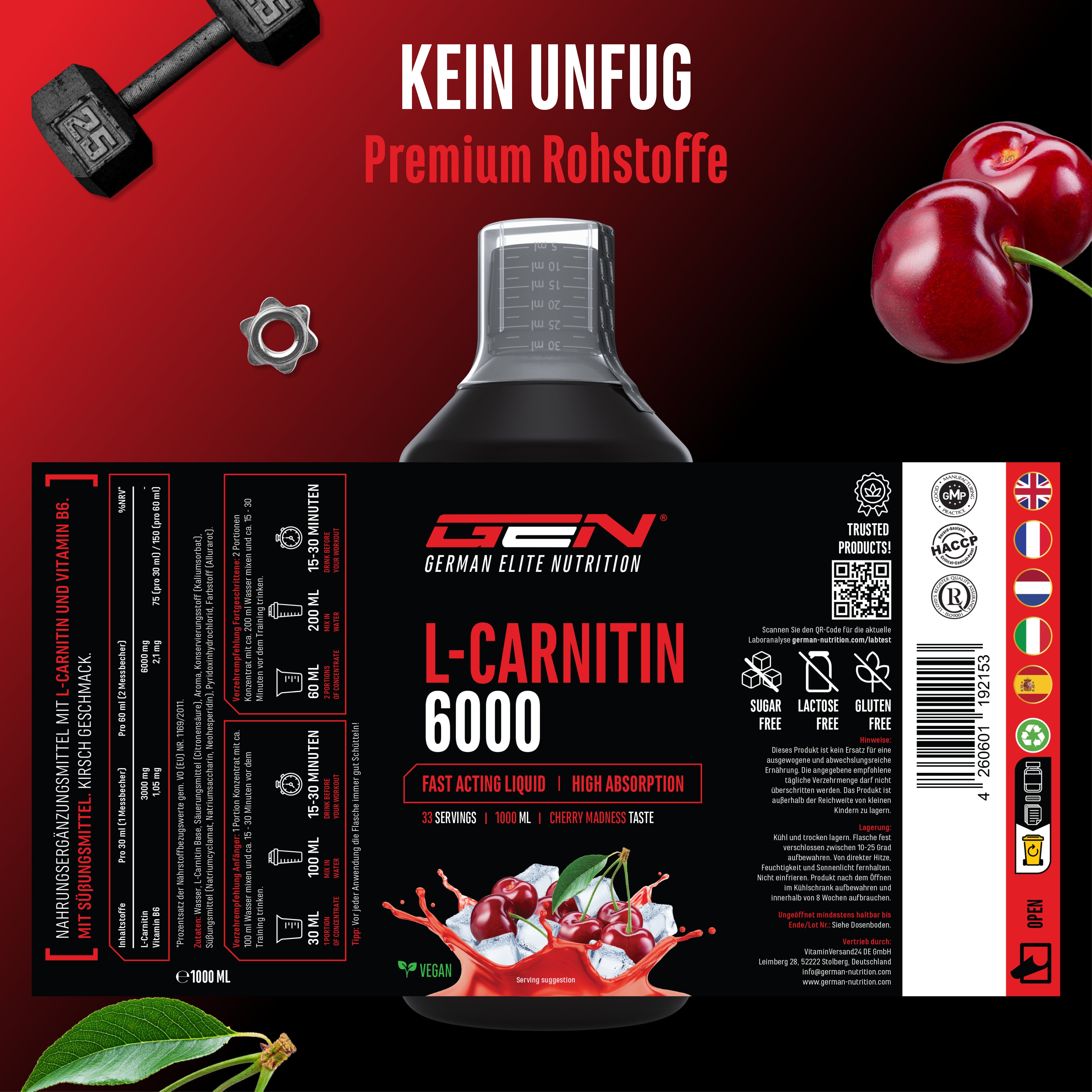 L-Carnitina Liquido