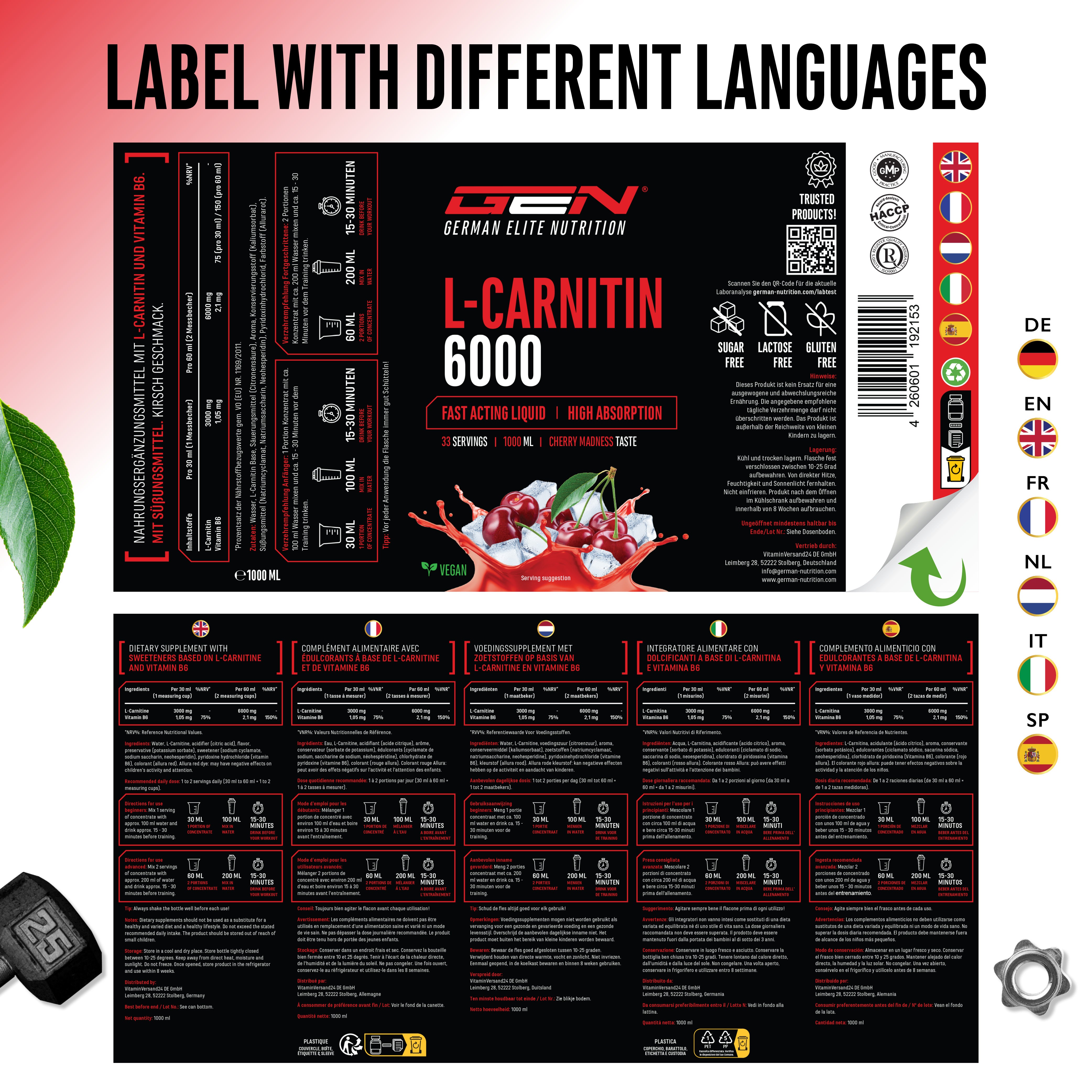 L-Carnitina Liquido