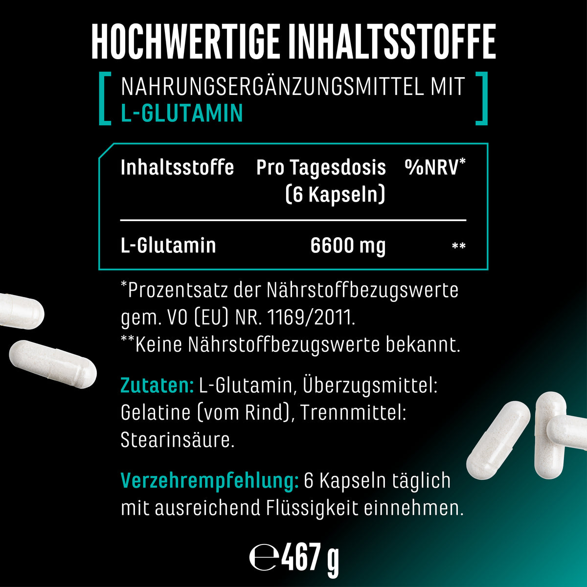 L-Glutamin Ultra Caps