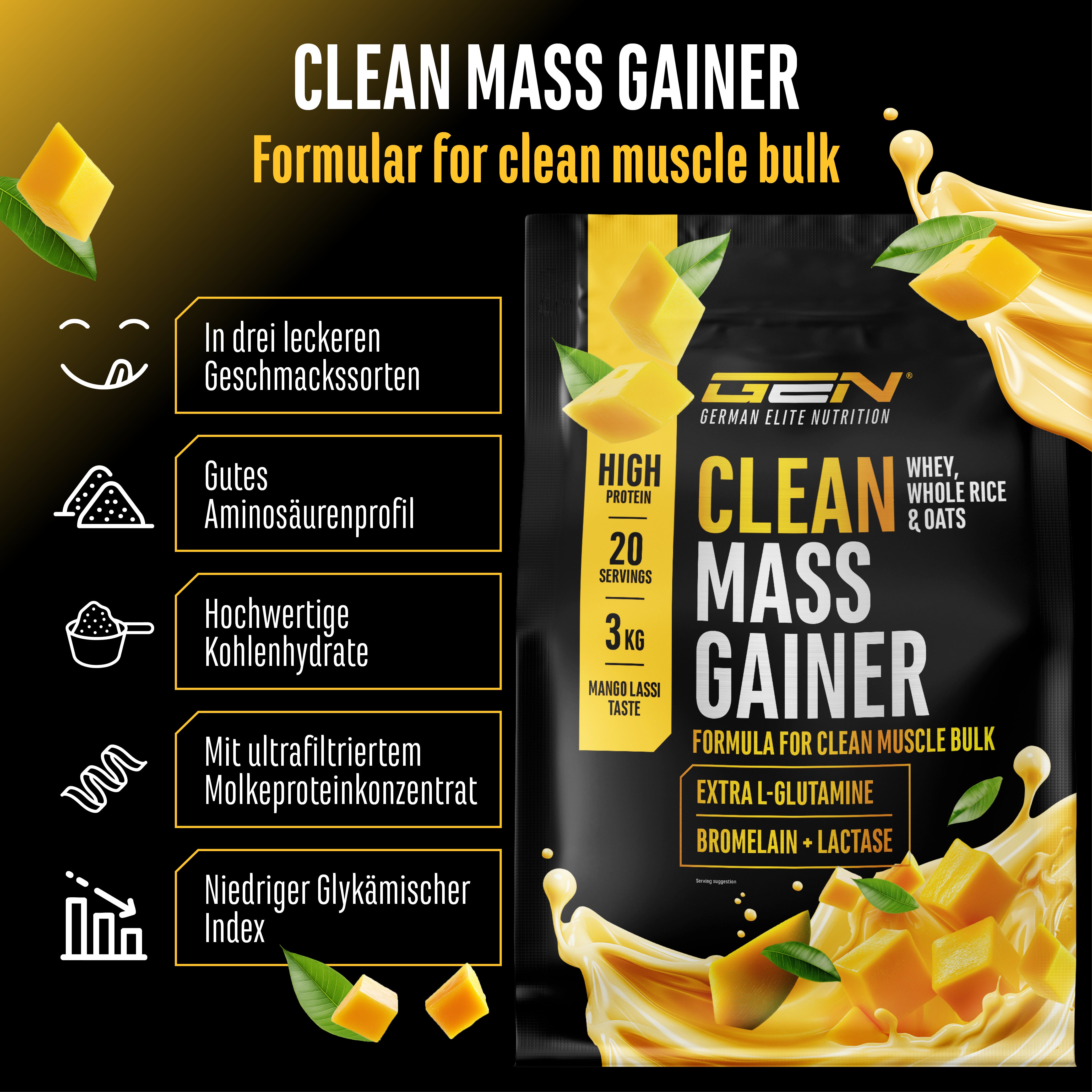 Czysty Gainer Masy