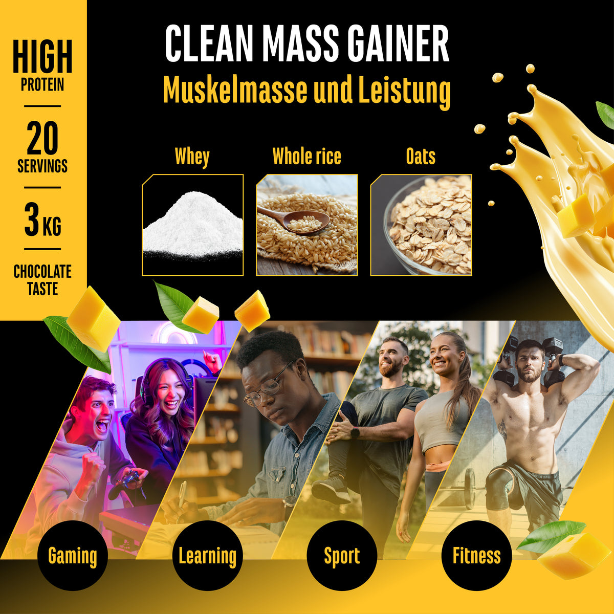 Czysty Gainer Masy