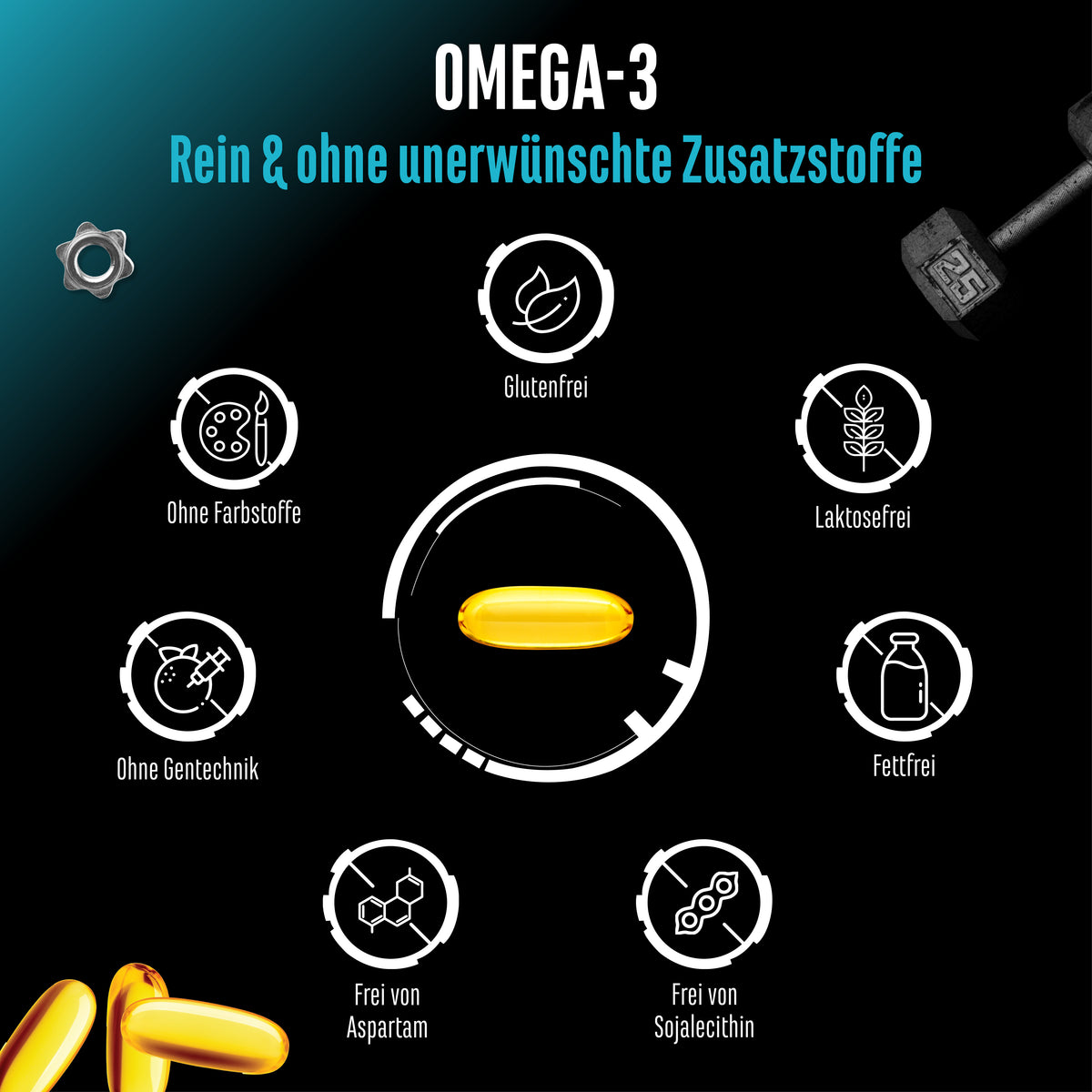 Omega 3 con 80% di acidi grassi