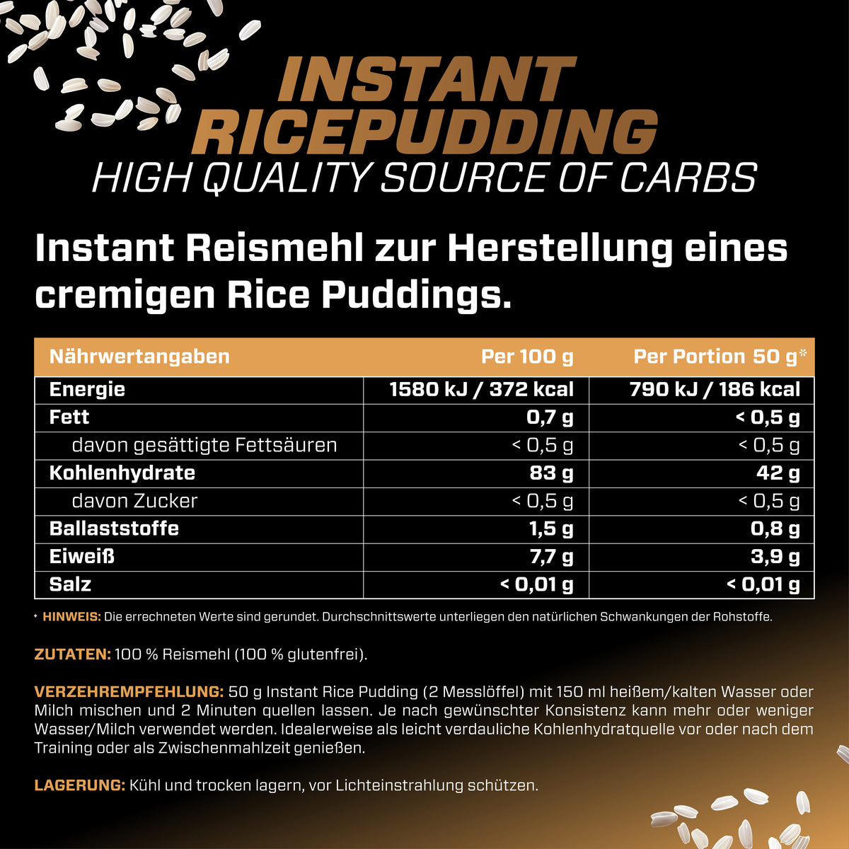 Reispudding neutral 3 kg