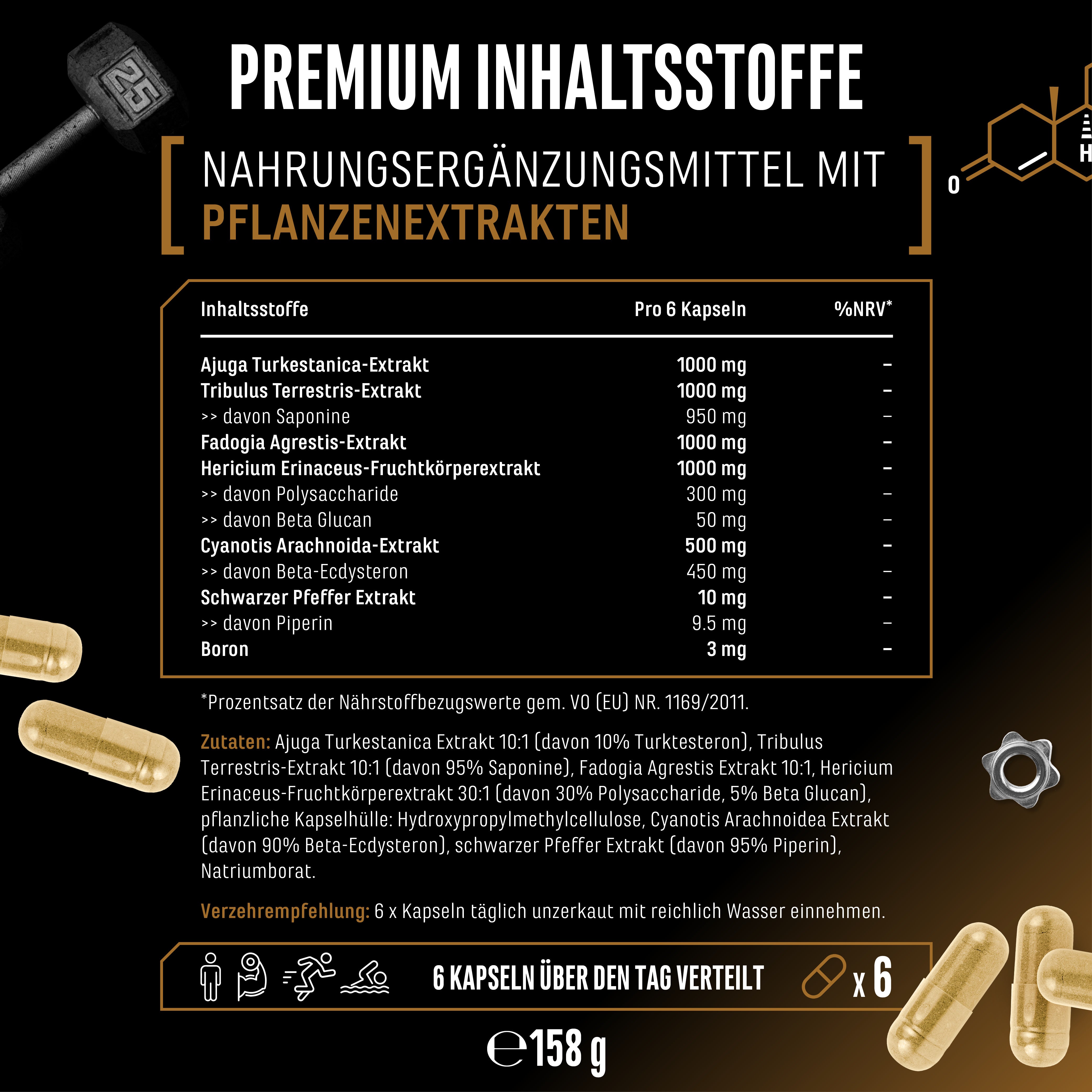 Testo Stack Pro, 180 capsule