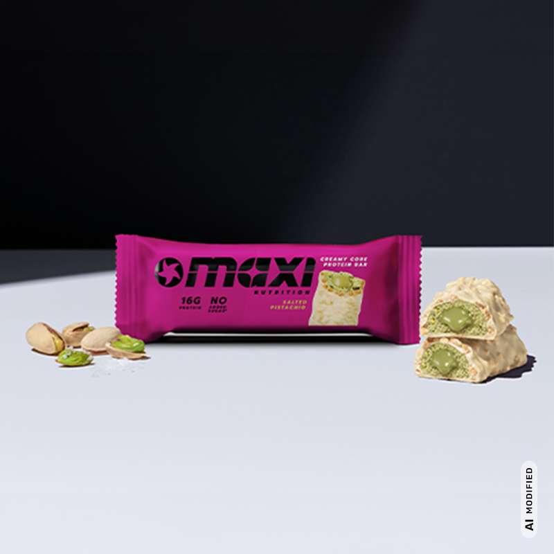 MaxiNutrition Creamy Core Salted Pistachio Protein Bar – 45 g