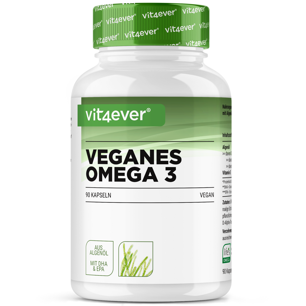 Algenöl Omega-3 Vegan