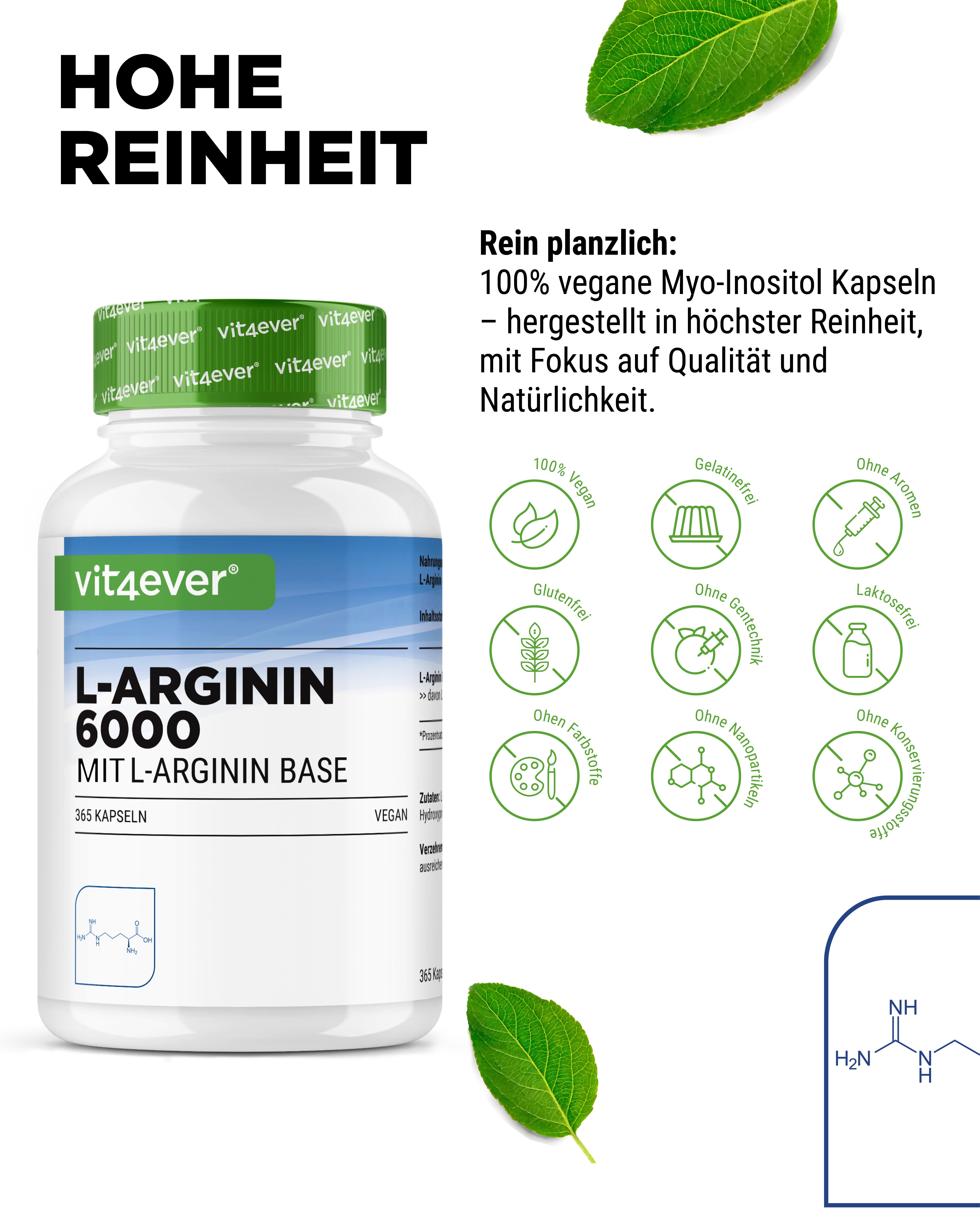 L-Arginin Base Kapseln