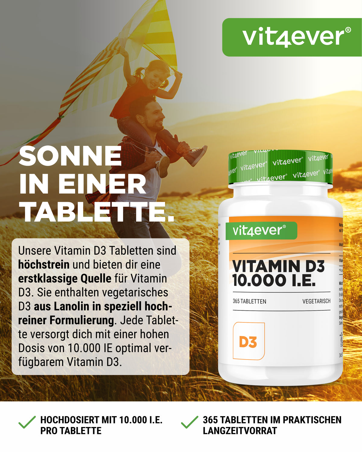 Vitamina D3 Depot 10.000 UI