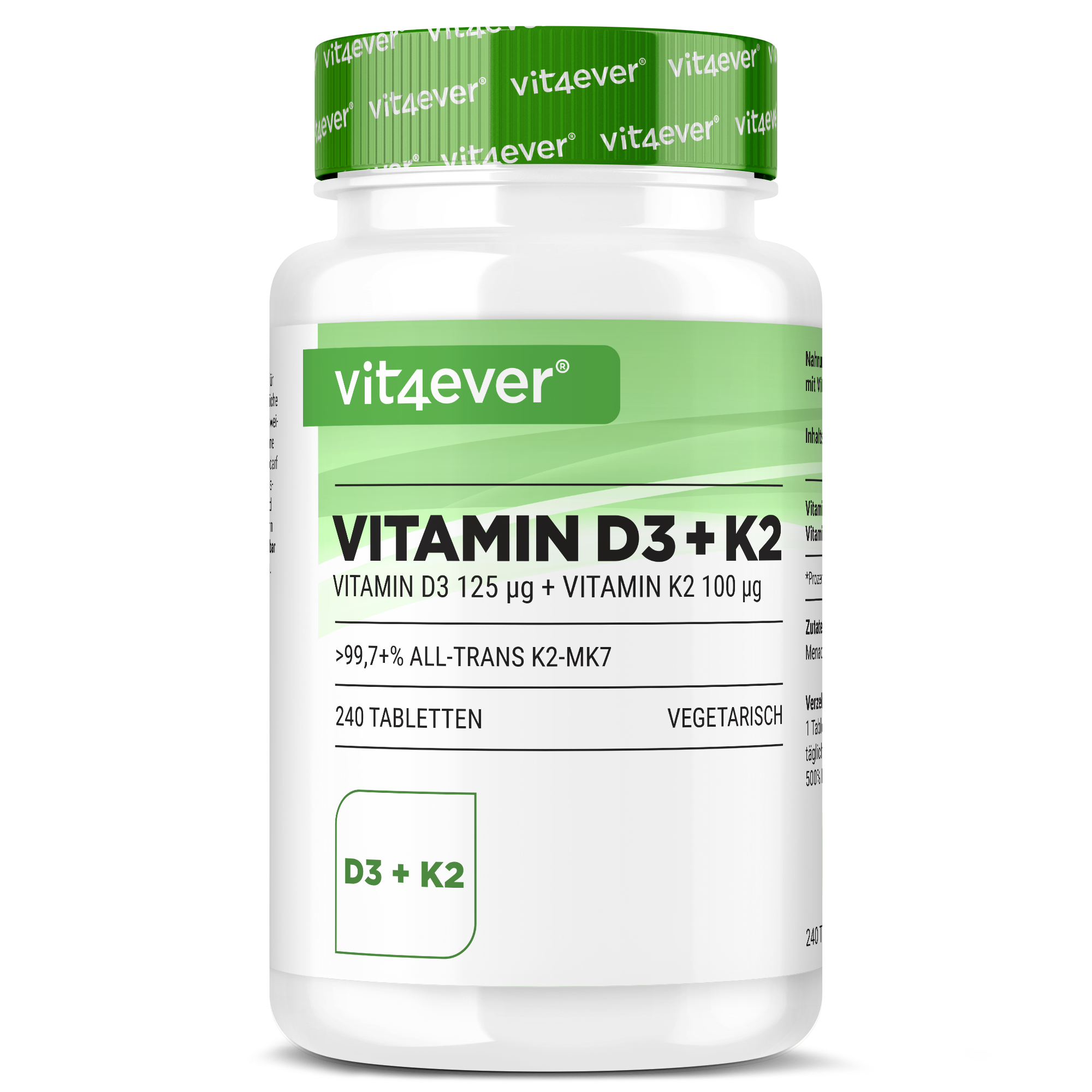 Vitamina D3 5.000 UI + Vitamina K2 100 mcg