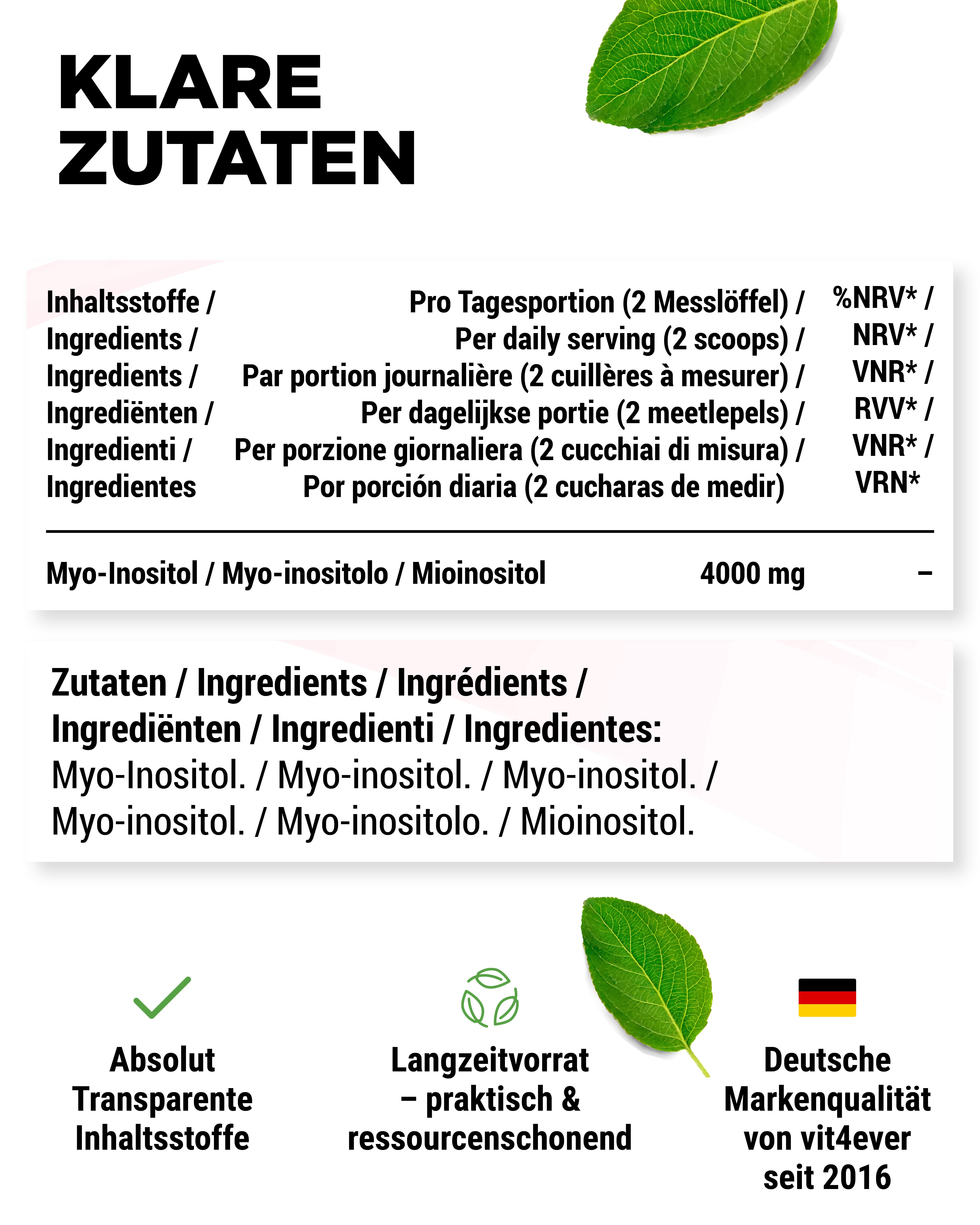 Mioinositol en polvo