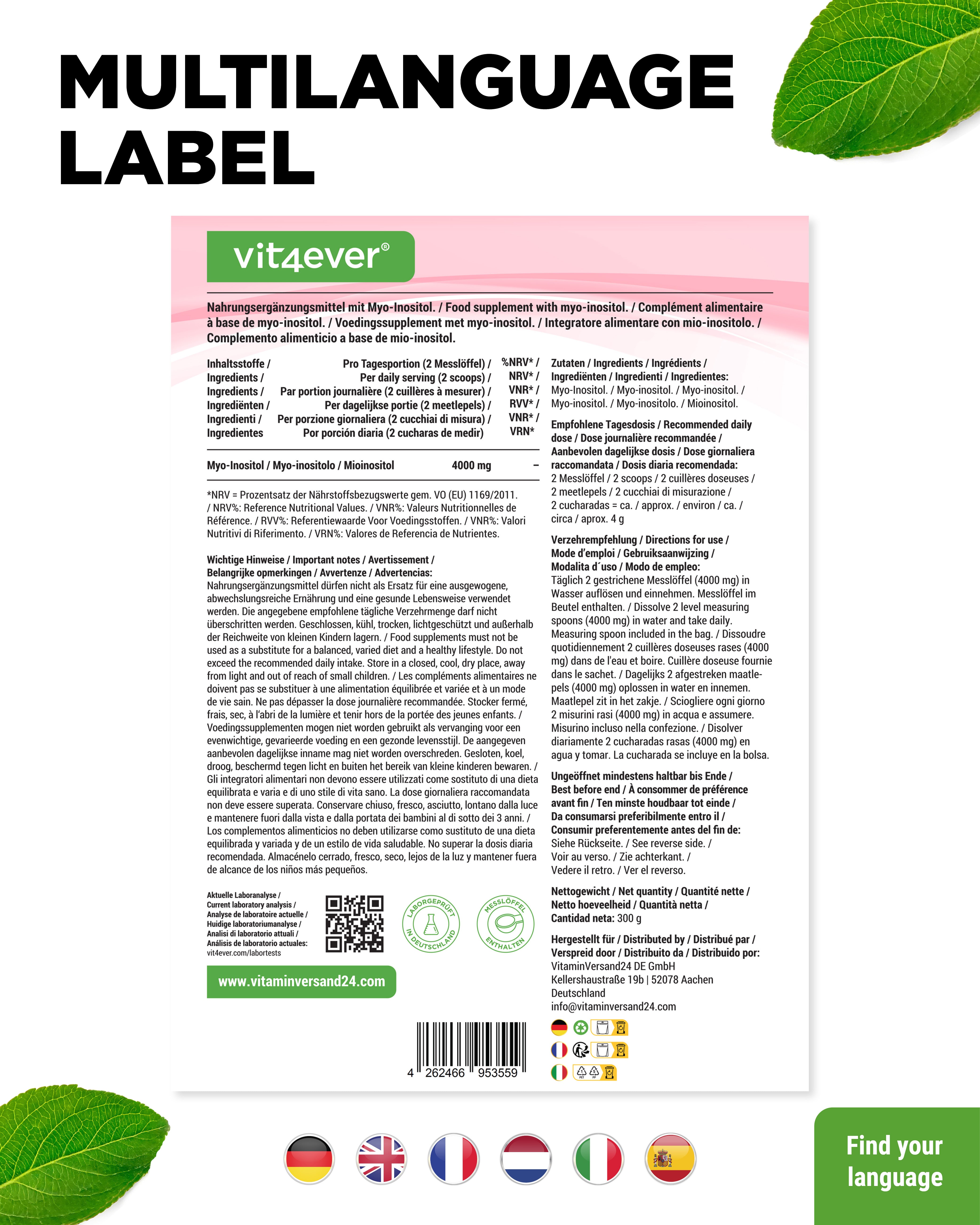 Mioinositol en polvo