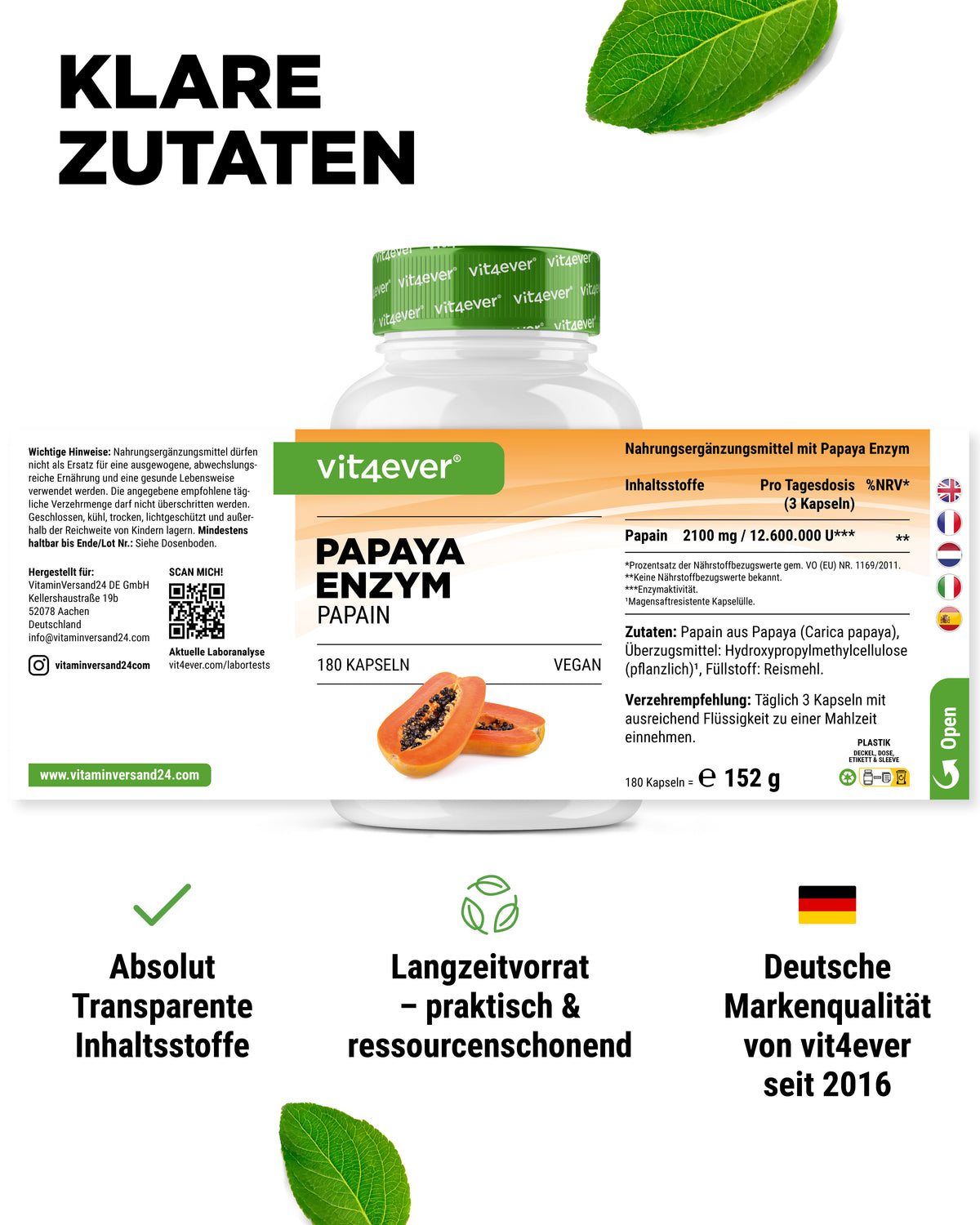 Papaya Enzym