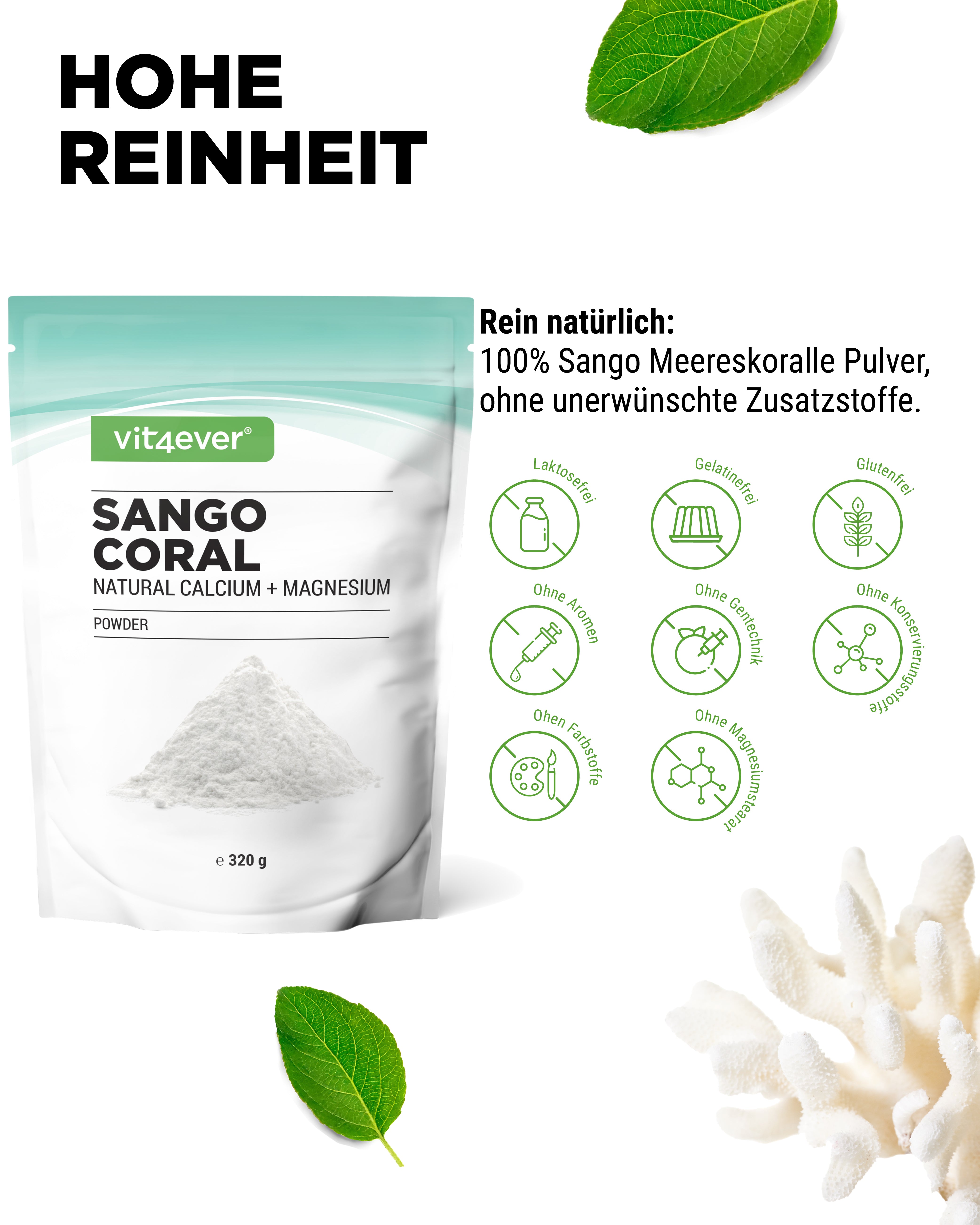 Sango Meereskoralle Pulver