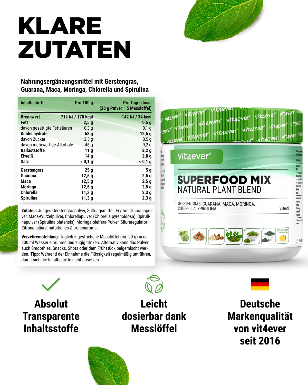 Superfood Mix - 420 g polvere (Shake)