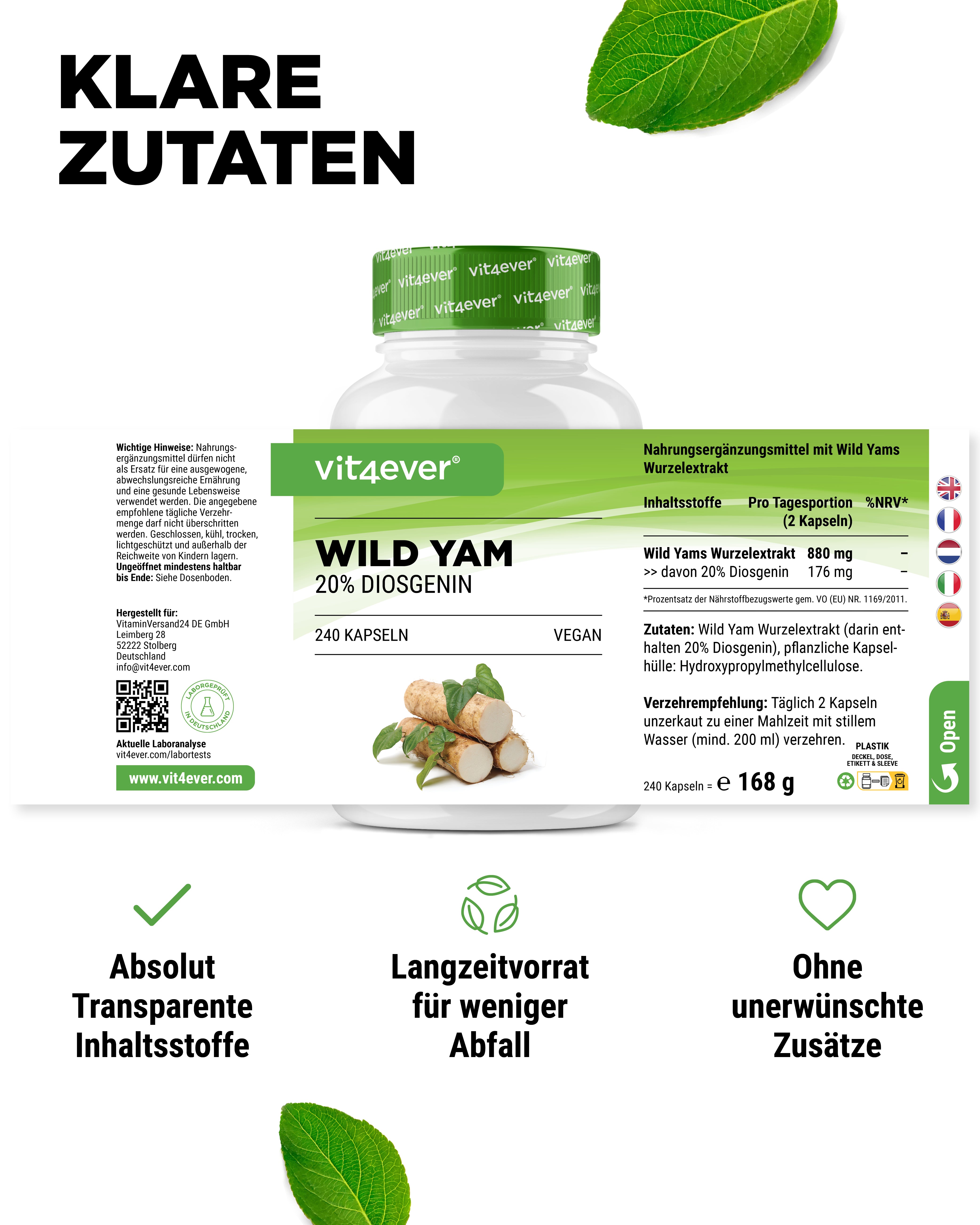 Mexican Wild Yam Extrakt