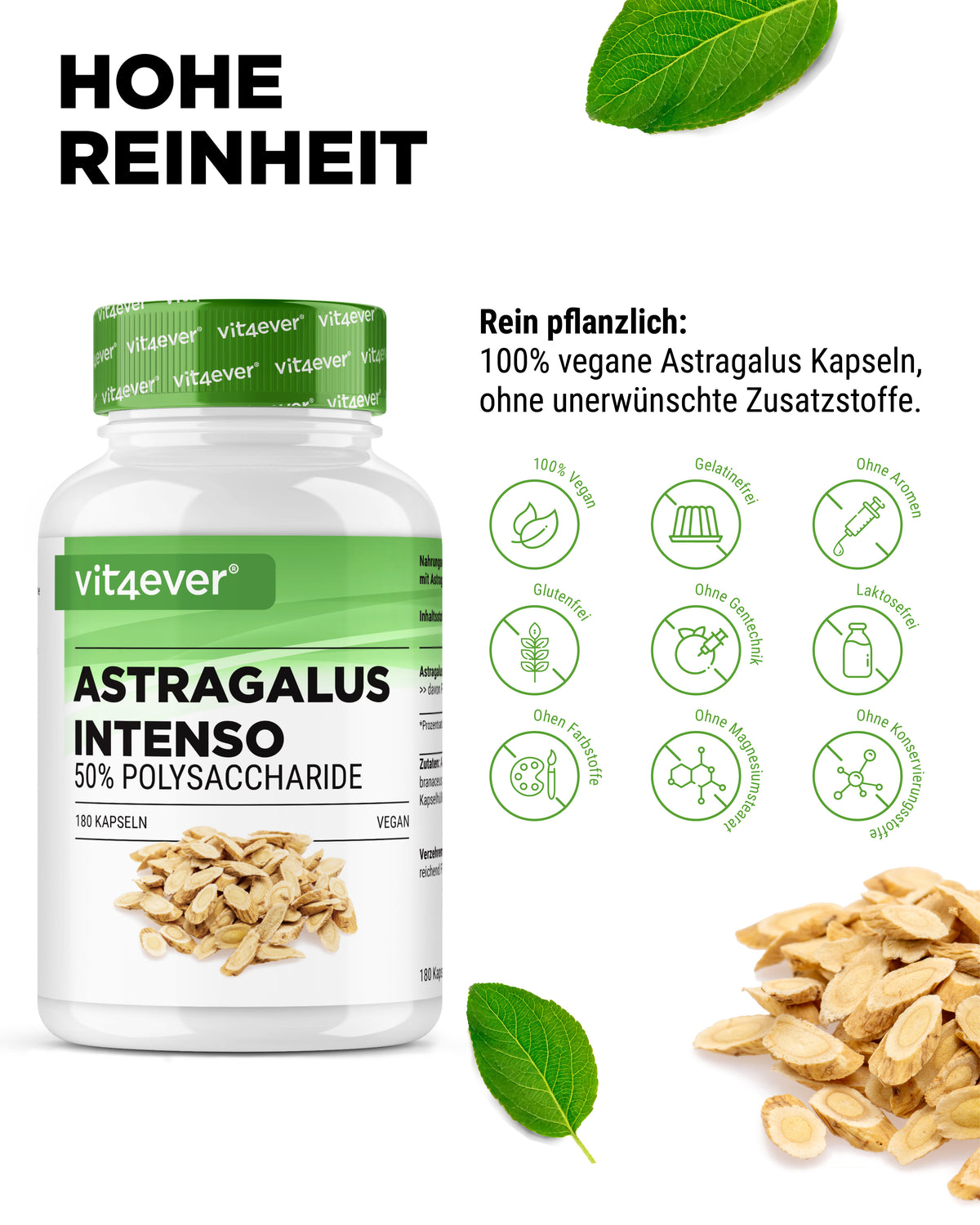 Astragalus - 50% Polisacharydy