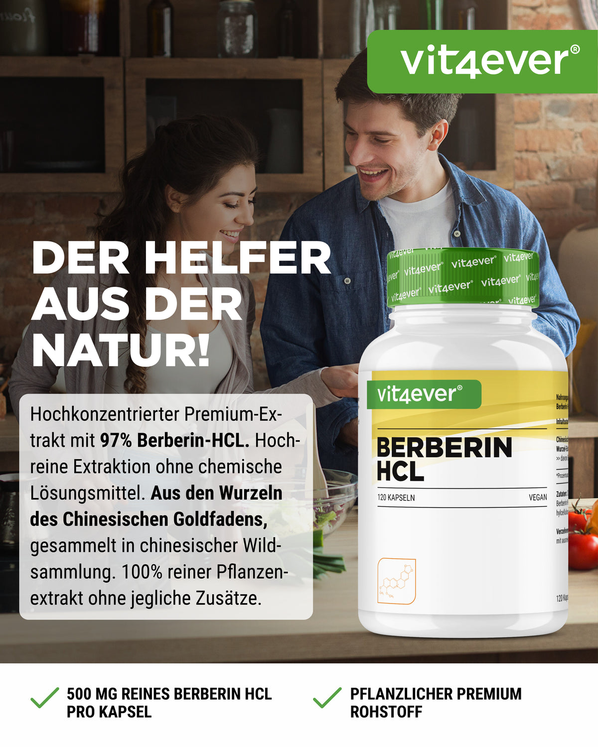 Berberin HCL - 500 mg
