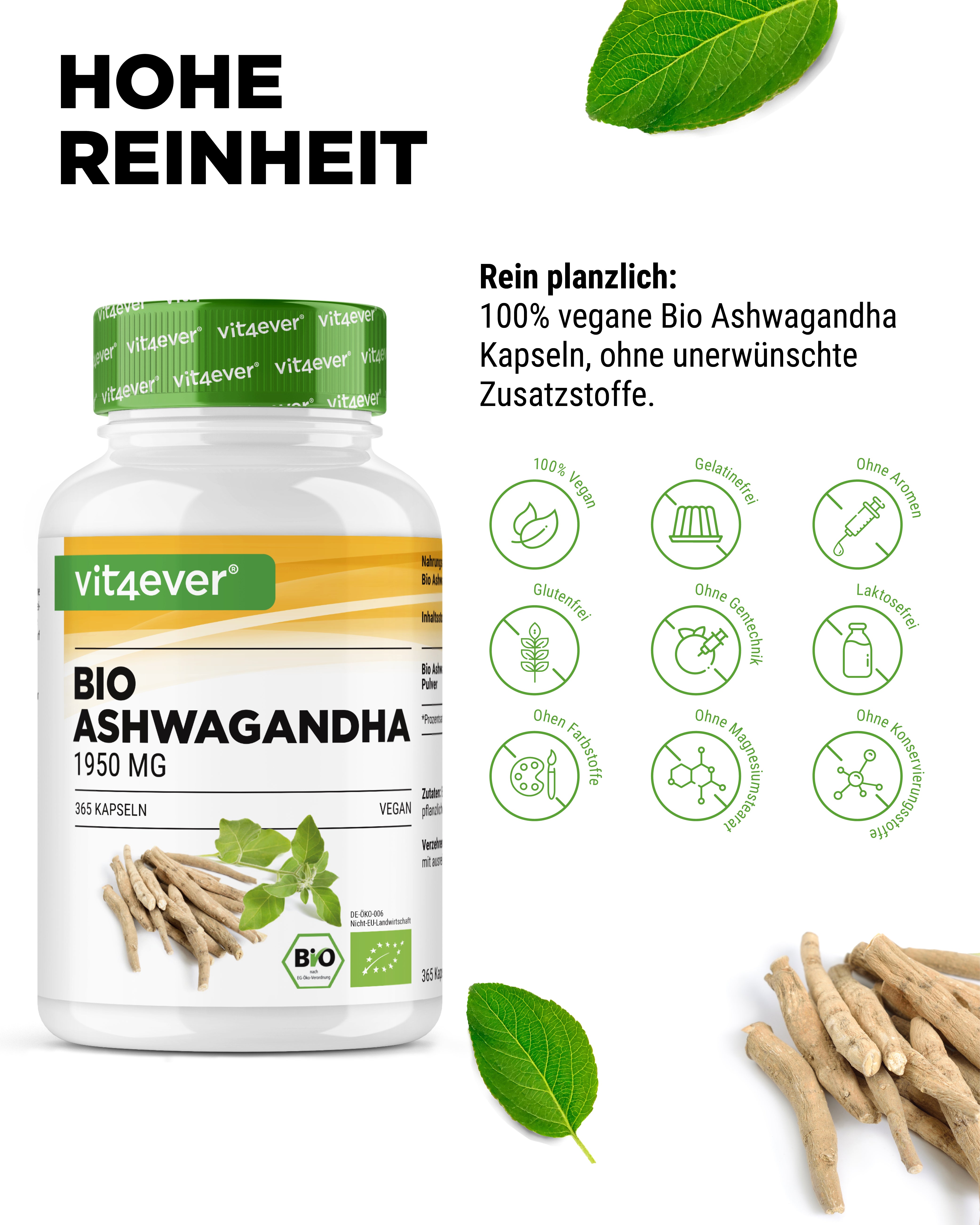 Bio Ashwagandha - 365 capsules