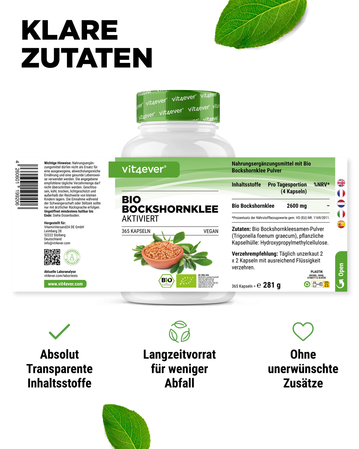 Organic Fenugreek Activated