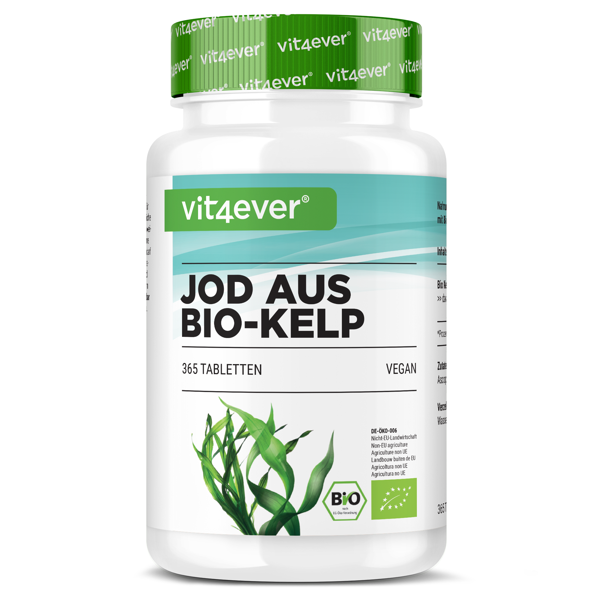 Bio Kelp Extrakt (Natürliches Jod) -  200 µg