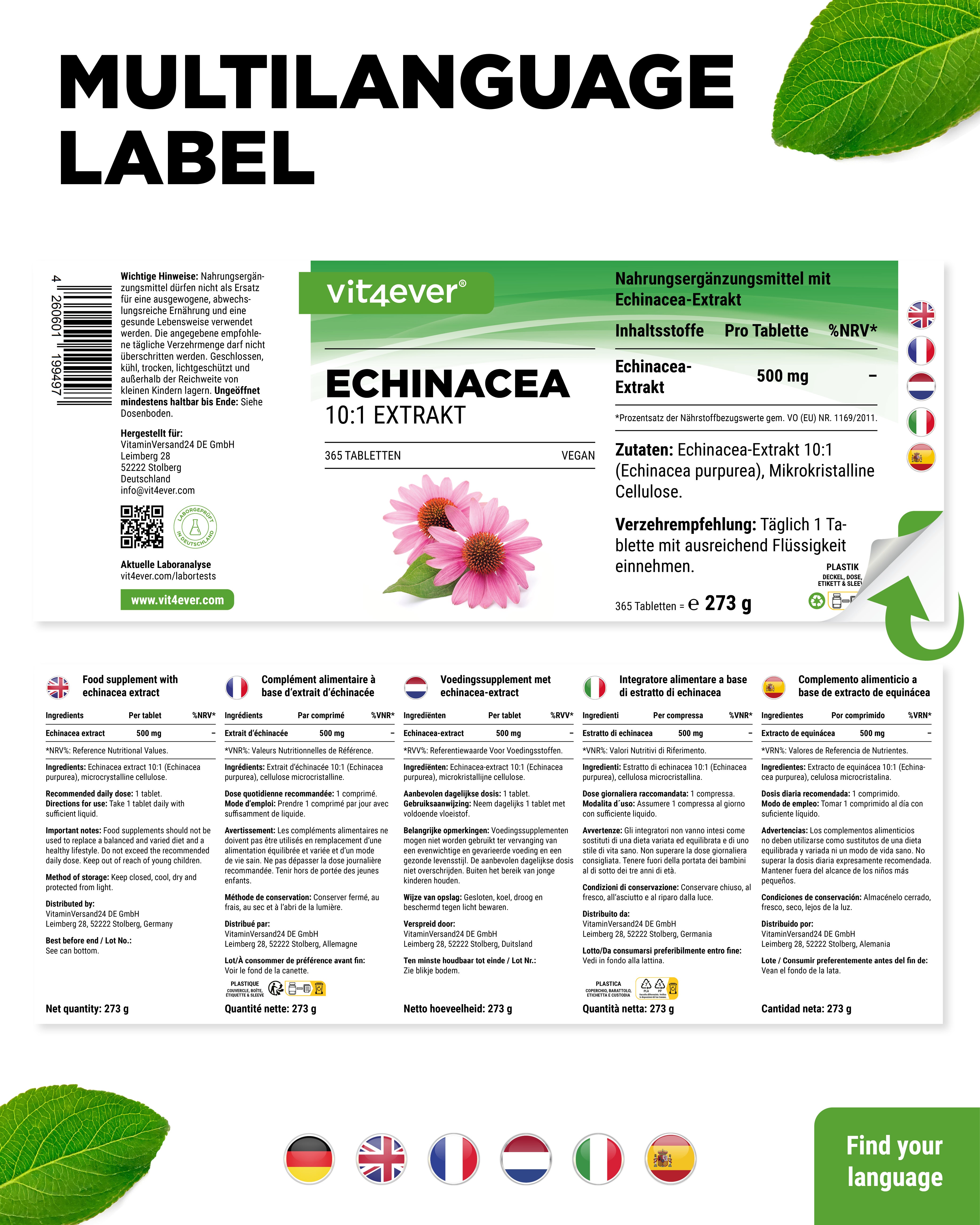 Equinácea - 500 mg