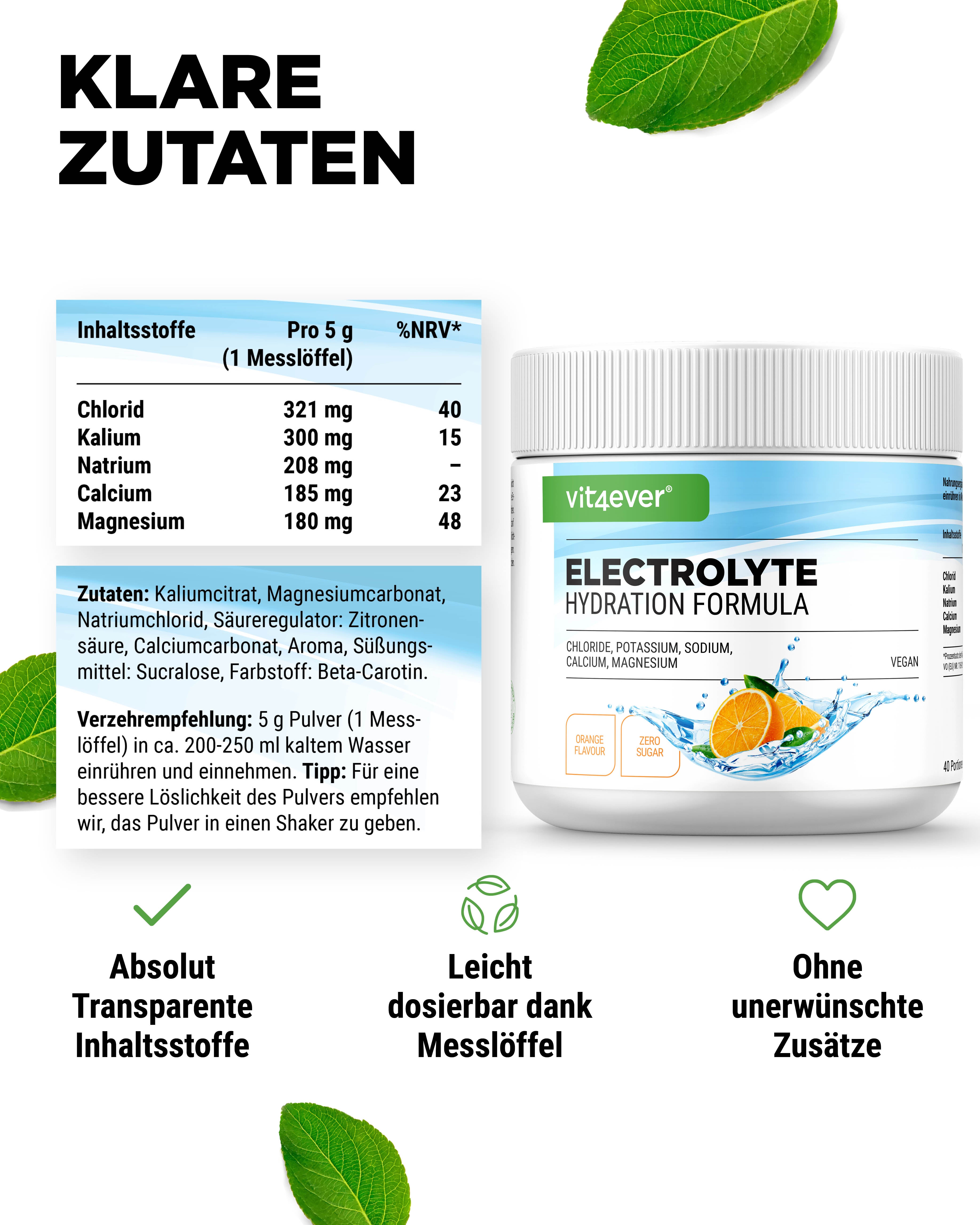 Elektrolyte - Orange, 200g