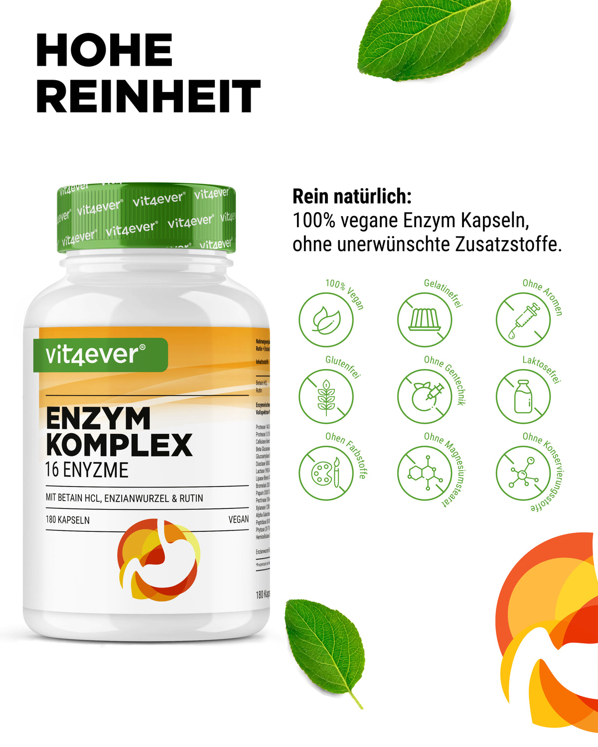 Kompleks Enzymatyczny - 180 kapsułek